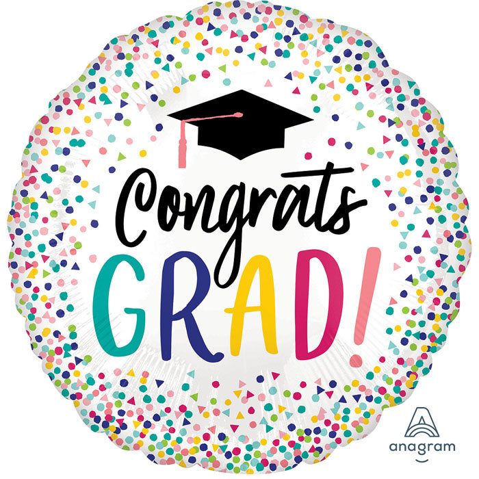 28 Inch Jumbo Foil Graduation Balloon - Perfect for Graduation Parties, Decorations & Celebrations