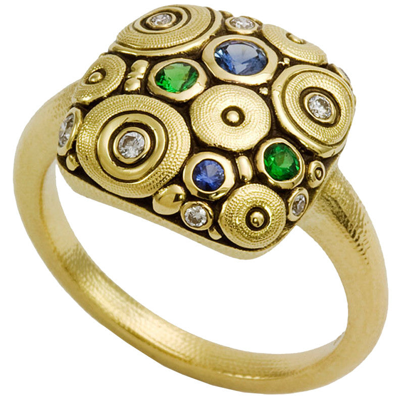 Alex Sepkus Orchard Large Ring R 130SA – Elegant Sterling Silver Statement Ring for Women, Perfect for Weddings, Parties & Special Occasions