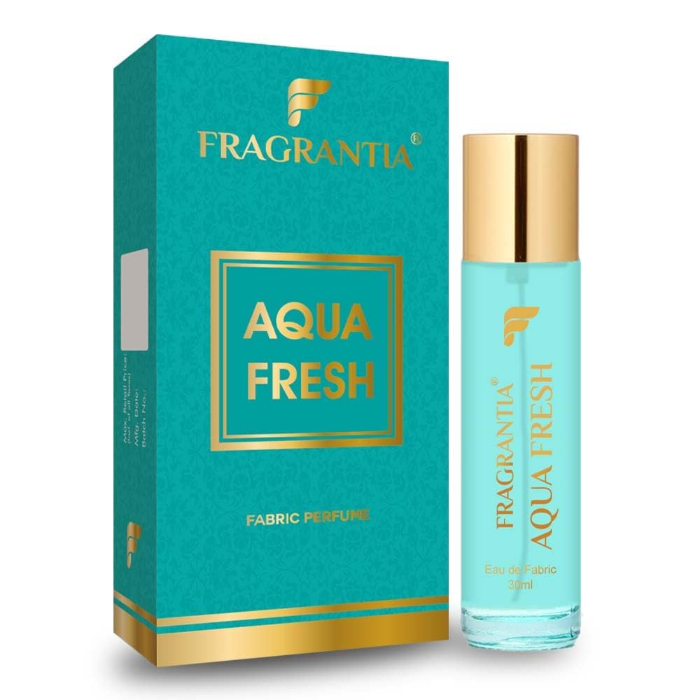 Fragrantia Aqua Fresh Eau De Parfum for Men & Women | Cool Fresh Aquatic Scent | Long Lasting Luxury Perfume Spray | 30ml Bottle | Perfect for Daily Wear, Office & Date Nights