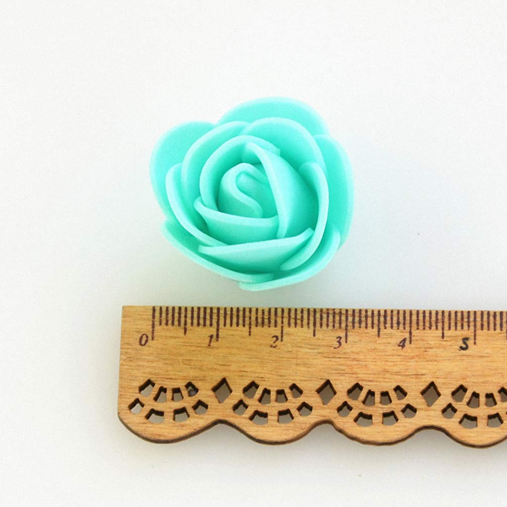 500PCS Mini PE Foam Rose Flower Heads - DIY Craft Wedding Decorations, Home Party Supplies, Beige Artificial Roses for Bouquets, Centerpieces, Gift Wrapping & Scrapbooking