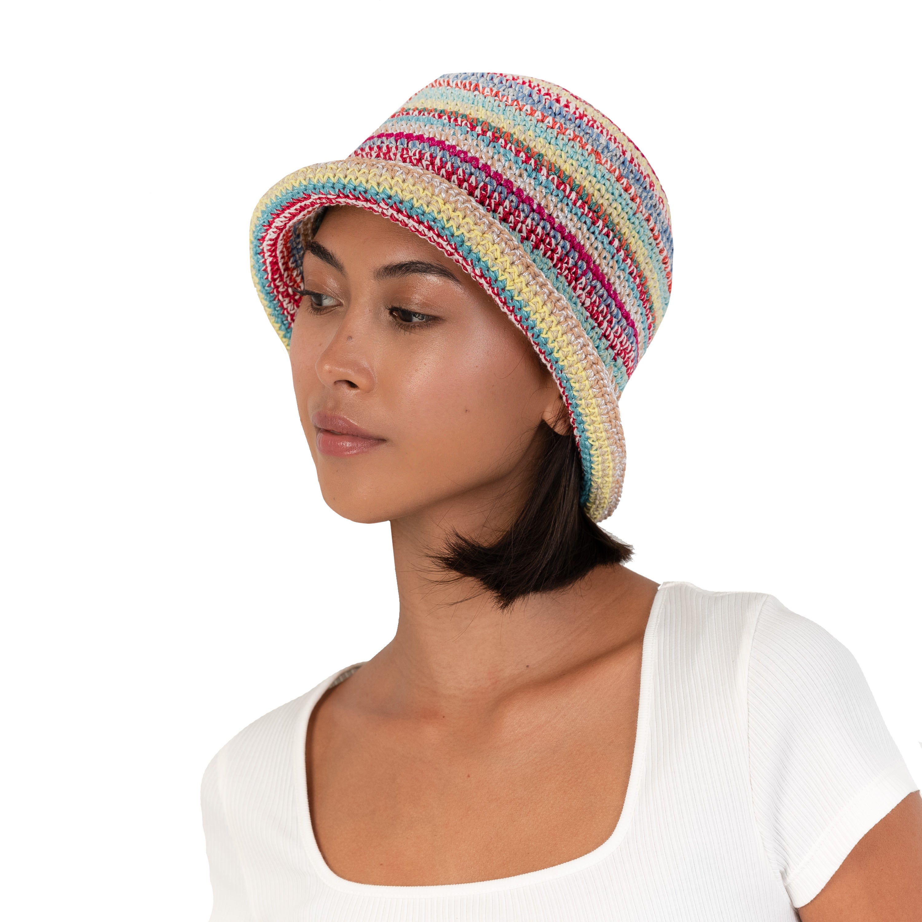 Lanie Bucket Hat for Women - Sun Protection Summer Beach Hat with UPF 50+ - Adjustable Cotton Bucket Hat for Outdoor, Travel, and Casual Wear
