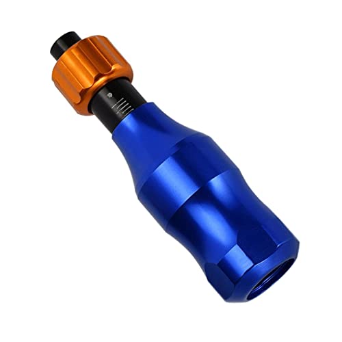 Professional Siah Stainless Steel Tattoo Machine Tube Handle Grips Tip - Blue Color for Tattoo Artists & Supplies | Perfect for Lining, Shading & Coloring Work