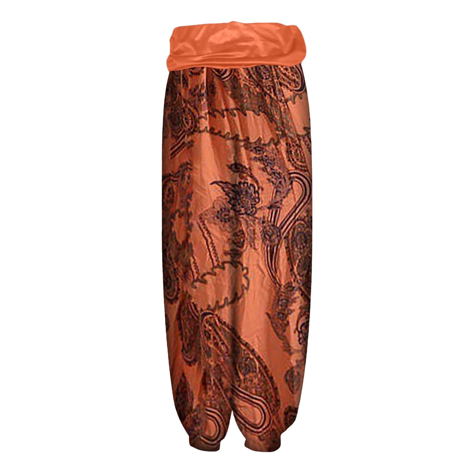 SERYU Women's Casual Loose Harem Boho Yoga Pants - Smocked Waist Sweatpants with Pockets for Yoga, Lounge & Travel Comfort