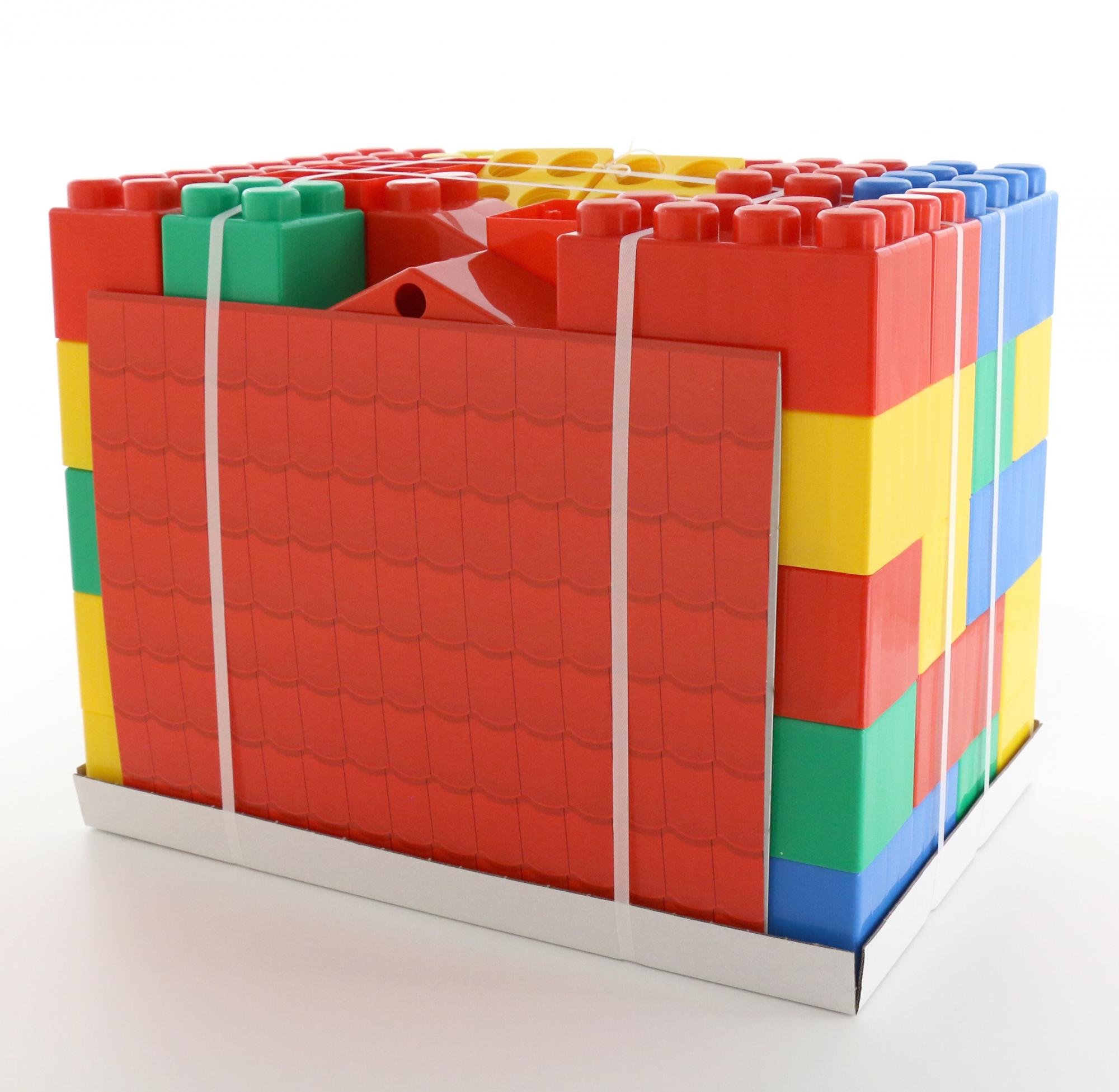 Polesie 134-Piece House Building Set - Kids Construction Toy for Creative Play - Perfect for STEM Learning & Indoor/Outdoor Fun
