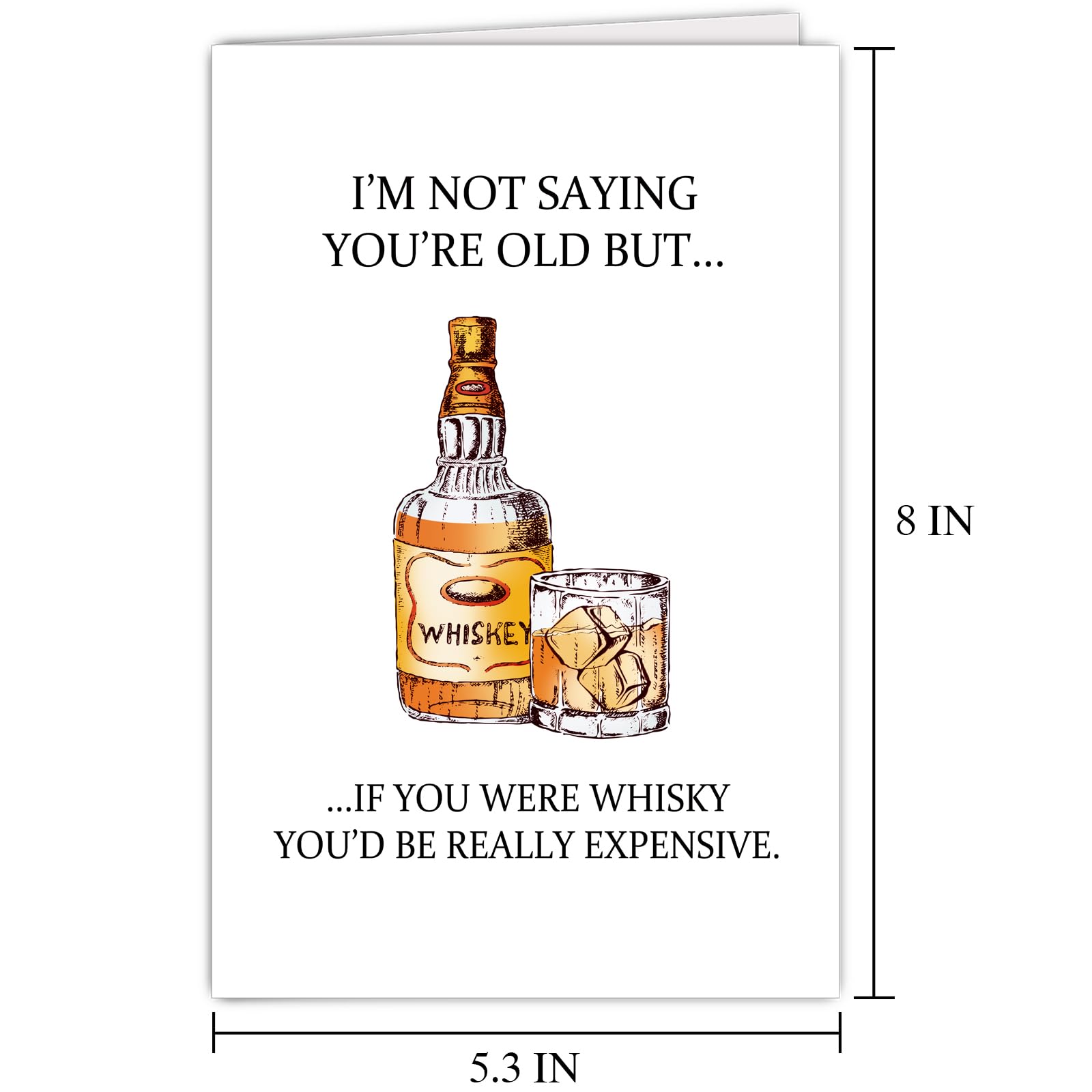 Funny Birthday Card for Men - Humorous Greeting Card for Husband, Dad & Him | Perfect for Birthdays, Anniversaries & Special Occasions