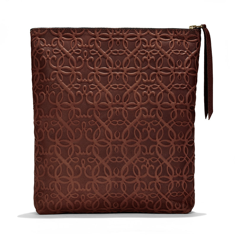 Gabriel Genuine Leather Fold Over Clutch Purse for Women - Stylish Brown Crossbody Bag for Evening Parties, Date Night & Special Occasions