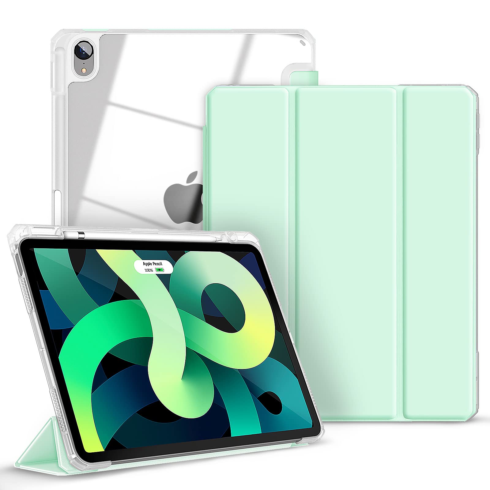Gahwa Protective Case for iPad Air 4th Generation (2020 Model) 10.9 Inch - Slim Fit Cover with Auto Sleep/Wake | Perfect for Work, School & Travel