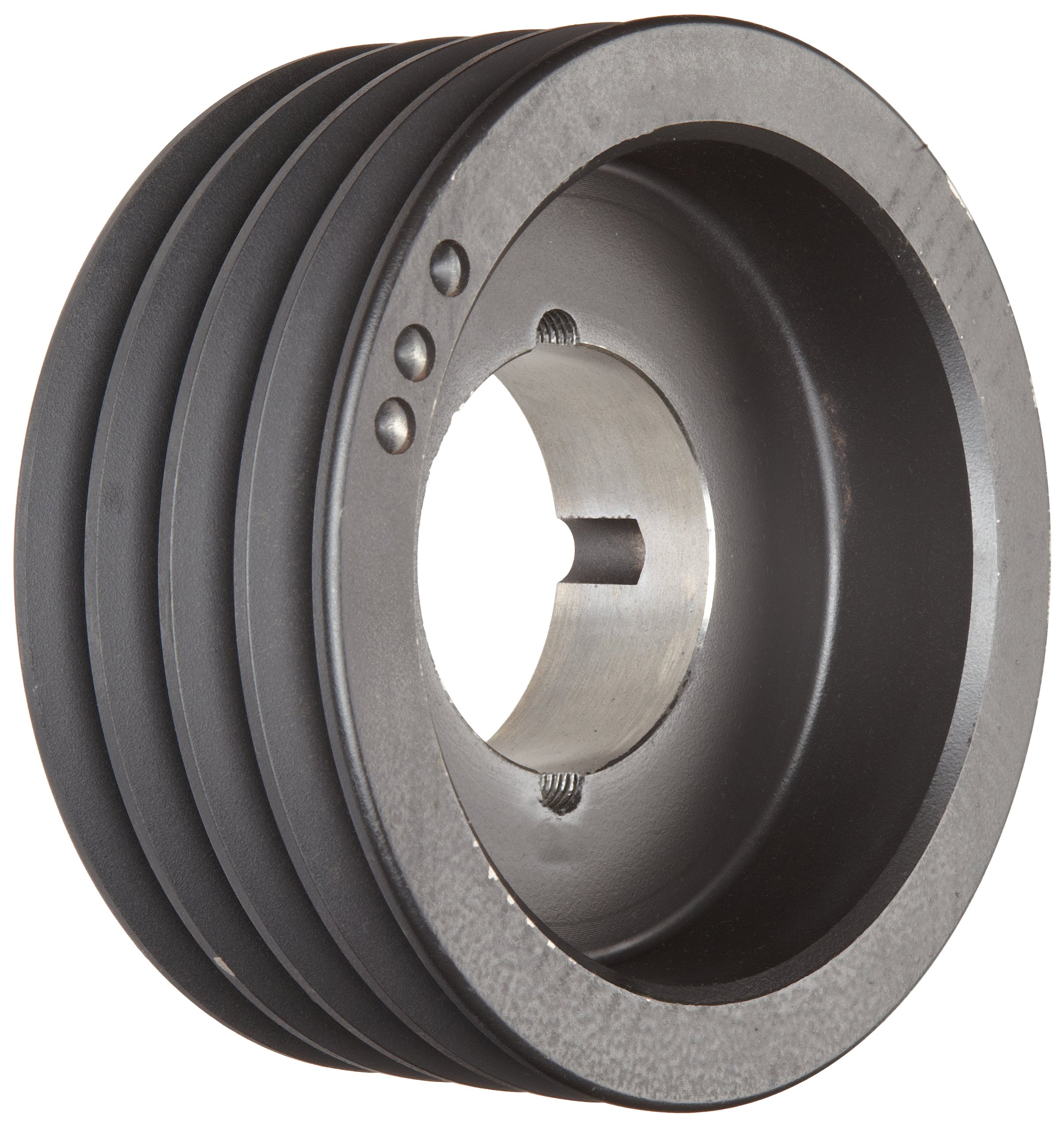 Martin 4B54TB V-Belt Sheave - 4 Grooves, Class 30 Gray Cast Iron, 5.75
