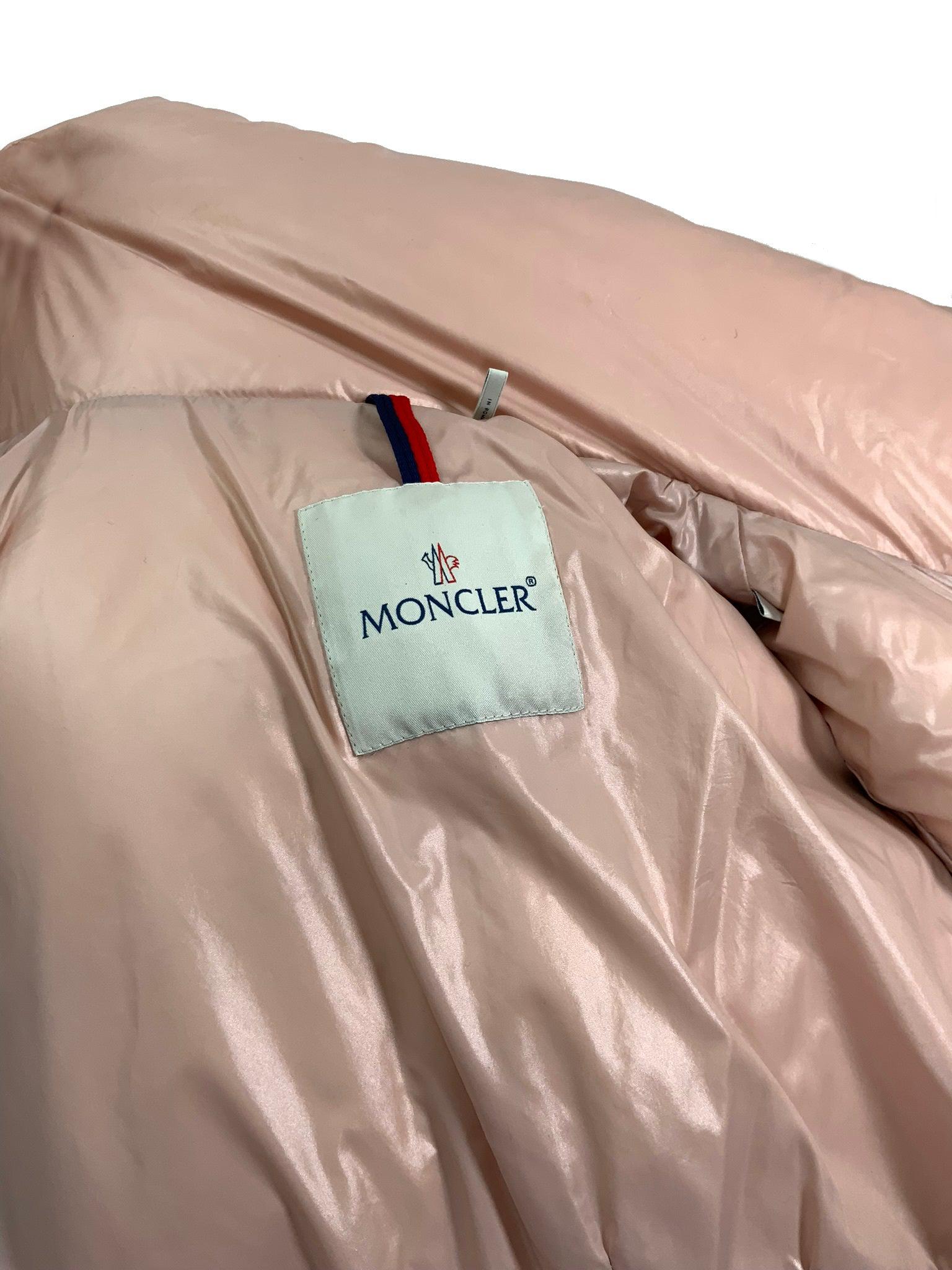 MONCLER Quilted Down Puffer Jacket for Women - Lightweight Winter Coat with Hood, Waterproof & Windproof - Perfect for Skiing, Snowboarding & Cold Weather Activities (Size S)