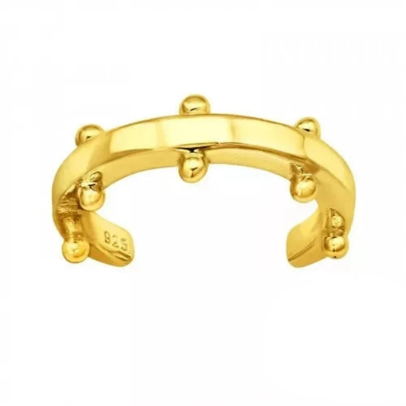 Elegant Gold Patterned Ear Cuff - Boho Chic Earring for Women - Perfect for Parties, Weddings & Everyday Wear