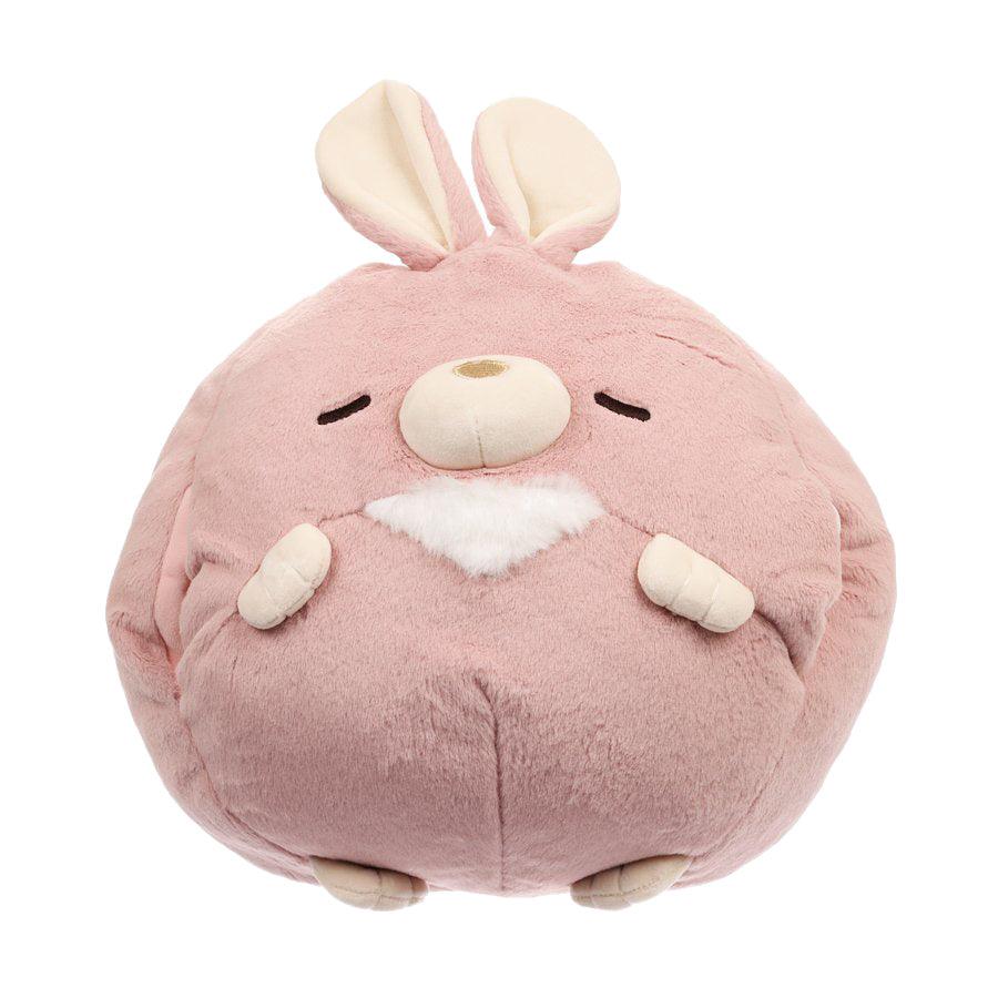 LIV HEART Corocoro Hand Warm Ball Cushion - Soft Rabbit Plush Heating Pad (595g) for Winter, Office, and Home Comfort