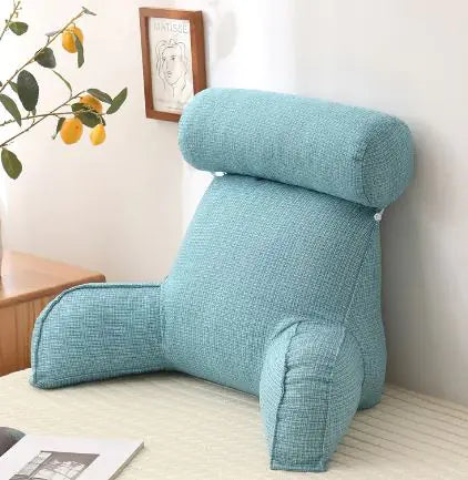 Ergonomic Back Support Cushion Pillow for Office Chair, Car Seat & Home Use - Lumbar Pain Relief & Posture Corrector