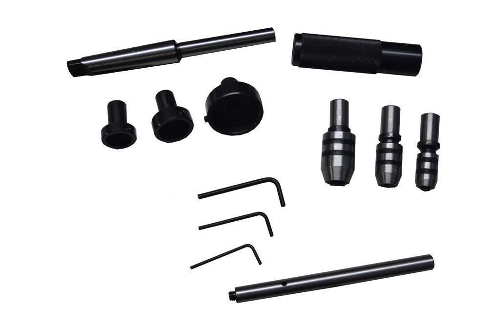 MT3 Shank Lathe Tailstock Sliding Tap Die Holder for Tapping, Threading, Reaming & Drilling - Precision Machining Tool for Metalworking & Woodworking Projects
