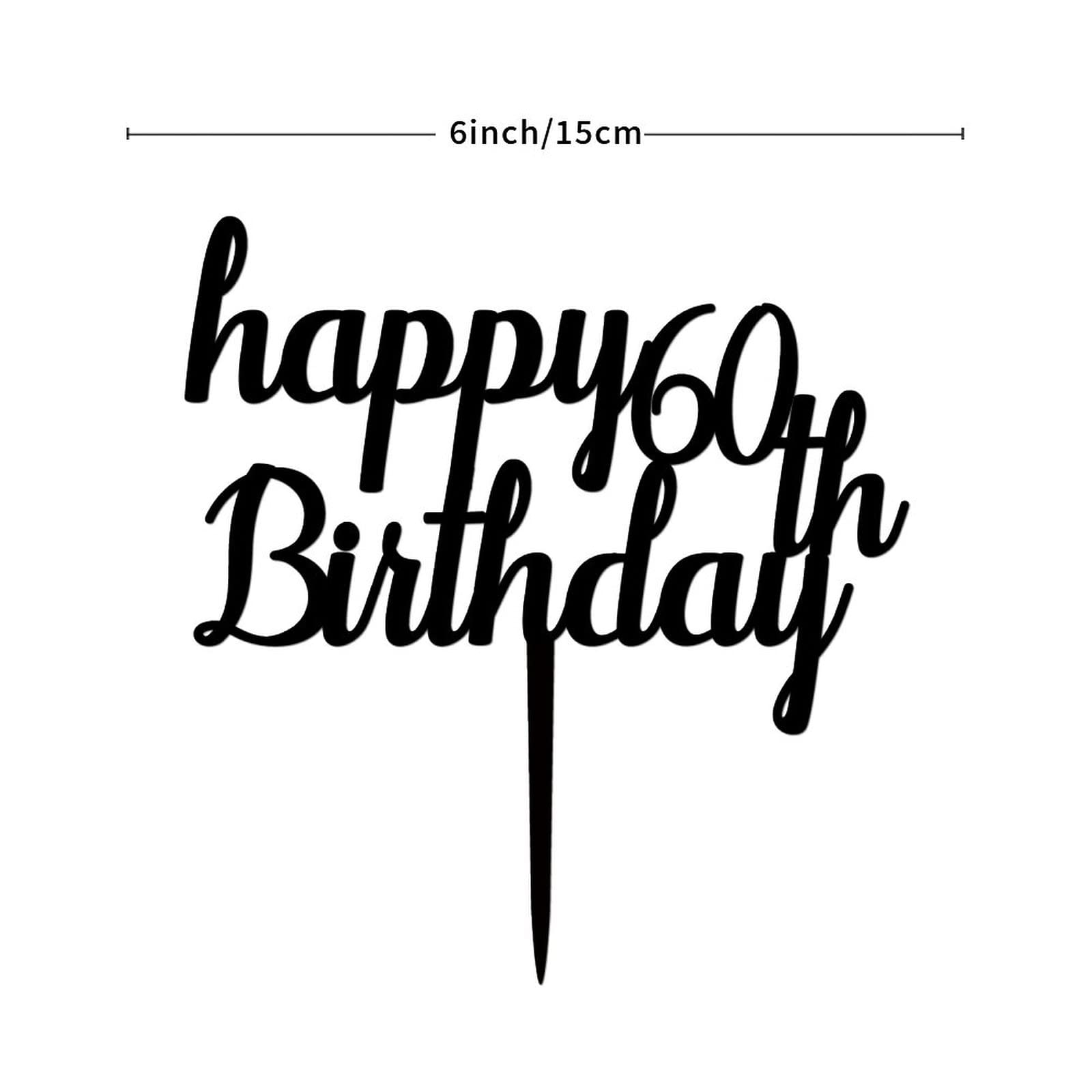 Custom Musician Note Acrylic Cake Topper - Happy Birthday & Anniversary Party Decoration for Boys, Girls & Friends - Perfect for Music-Themed Celebrations, Weddings & Special Events