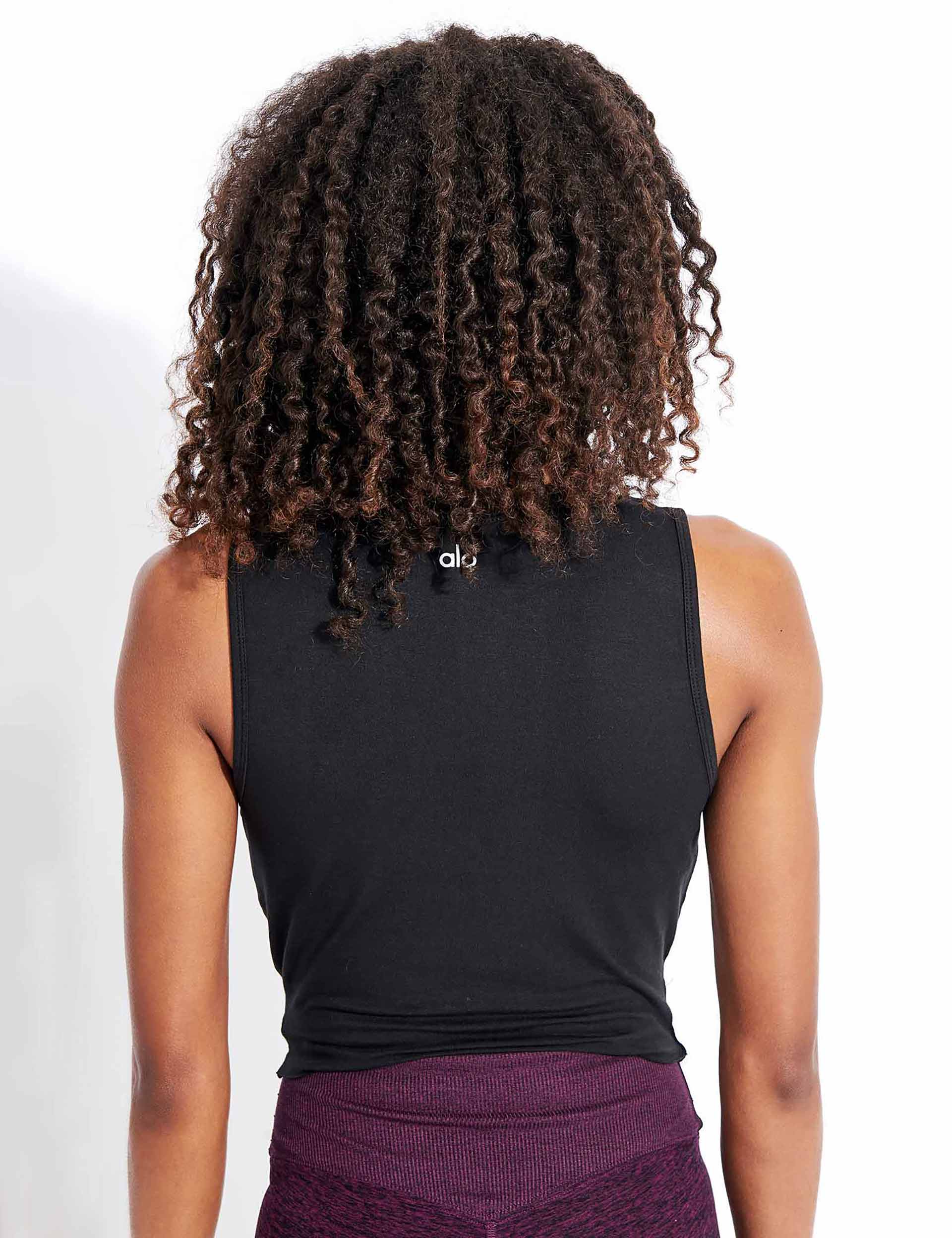 Black Cover Tank Top for Women - Soft & Stretchy Casual Wear - Perfect for Gym, Yoga, and Everyday Outfits