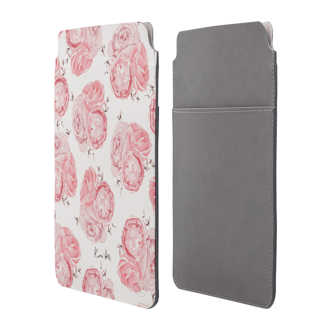 Premium Peony Rose Laptop & iPad Sleeve Case - Protective Cover for MacBook, iPad Pro, Air - Perfect for Work, Travel & School
