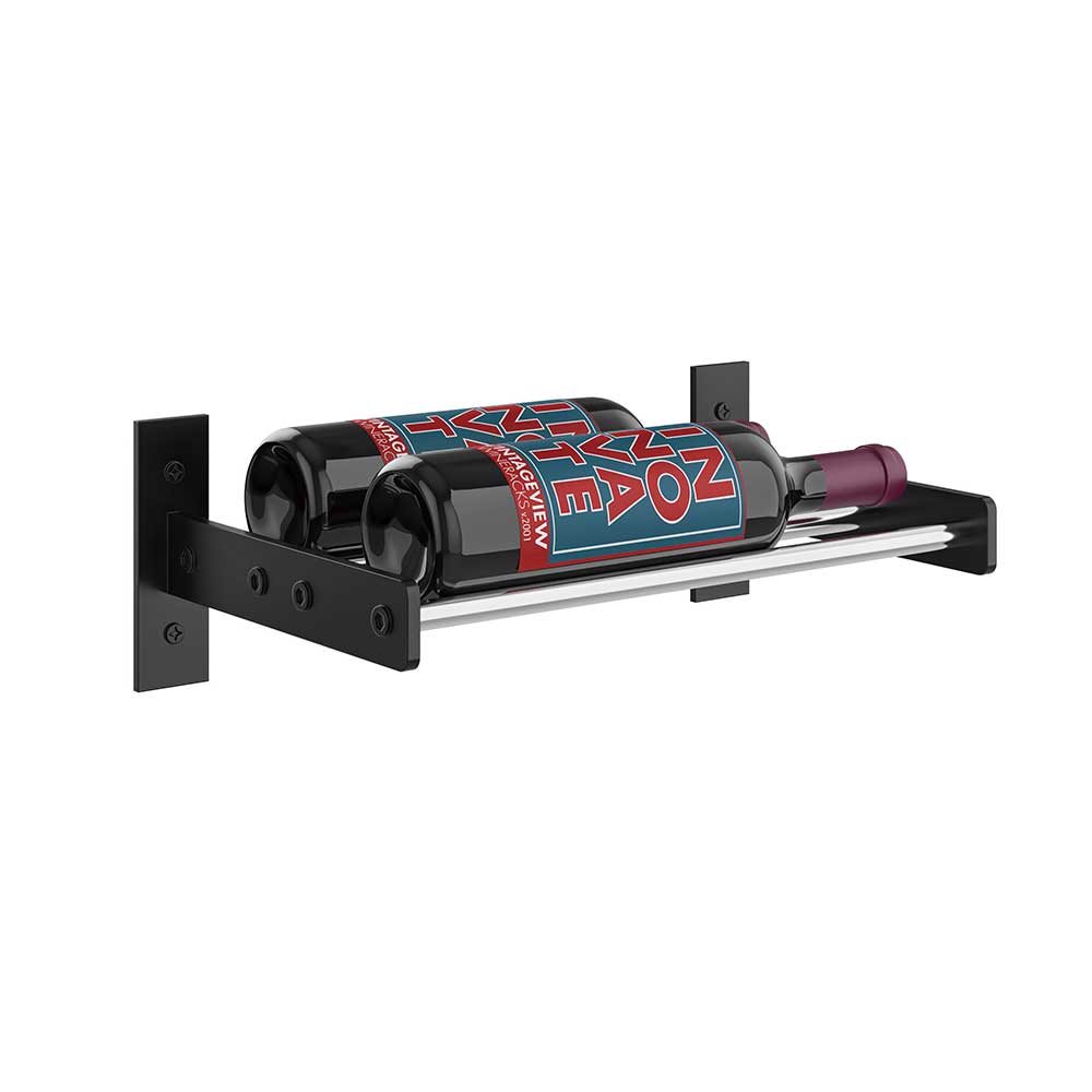 Evolution 5 Inch Tall Single Column Wine Wall Rack - Perfect for Kitchen, Dining Room & Home Bar Organization