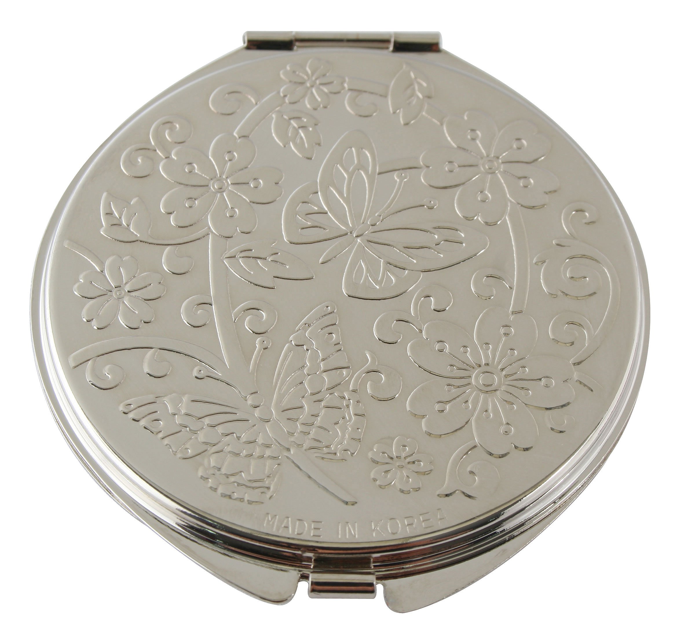 Pearl Compact Mirror 2X/1X Magnification - Travel Makeup Mirror for Women, Gift for Mom - Perfect for Purses & Travel