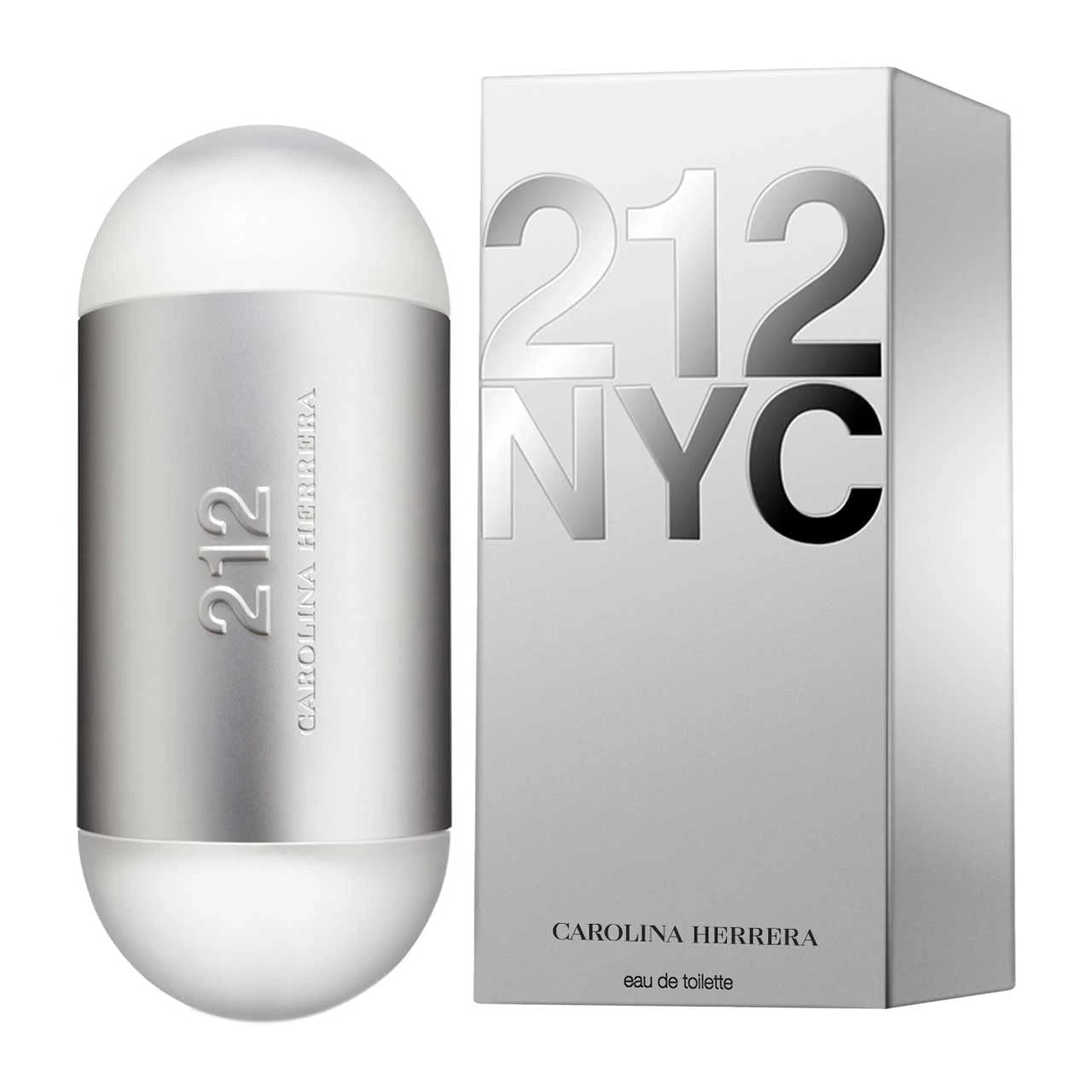 212 by Carolina Herrera 2.0 oz Eau de Toilette for Women - Floral Fruity Perfume Spray for Day & Night Wear, Date Nights & Special Occasions