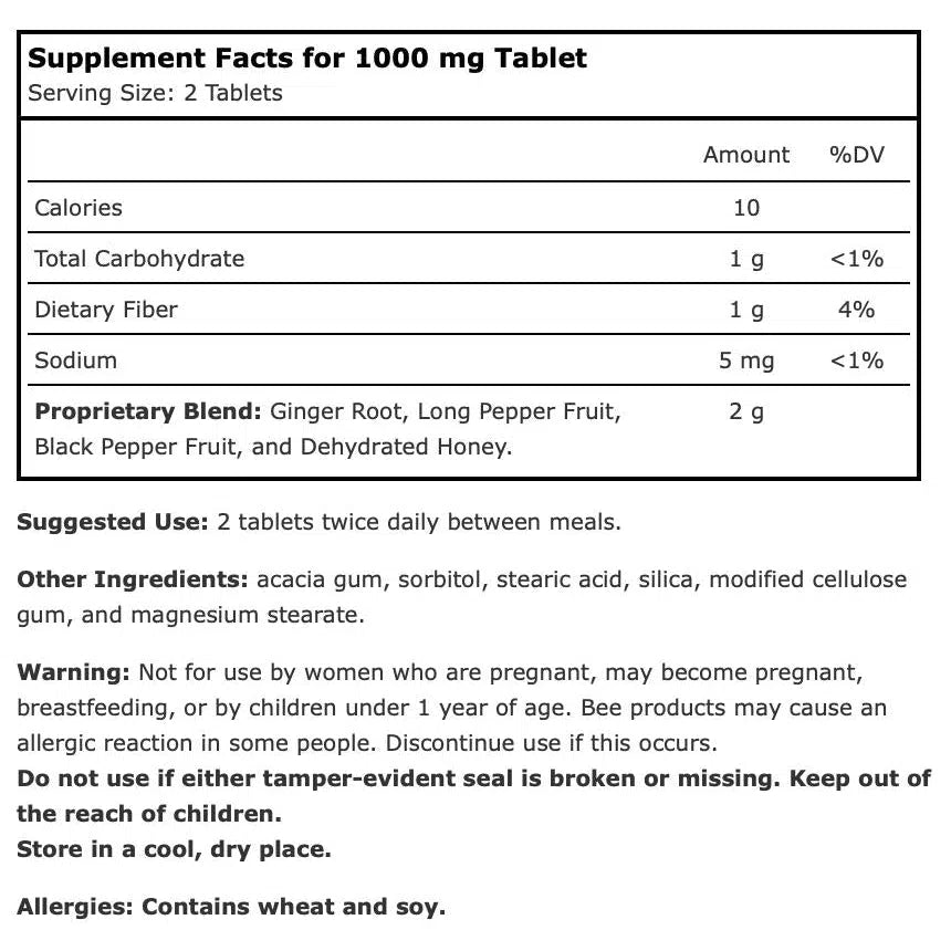 Planetary Herbals Three Spices Sinus Complex 1000mg - Herbal Supplement for Sinus Relief & Nasal Congestion - Supports Respiratory Health & Seasonal Comfort