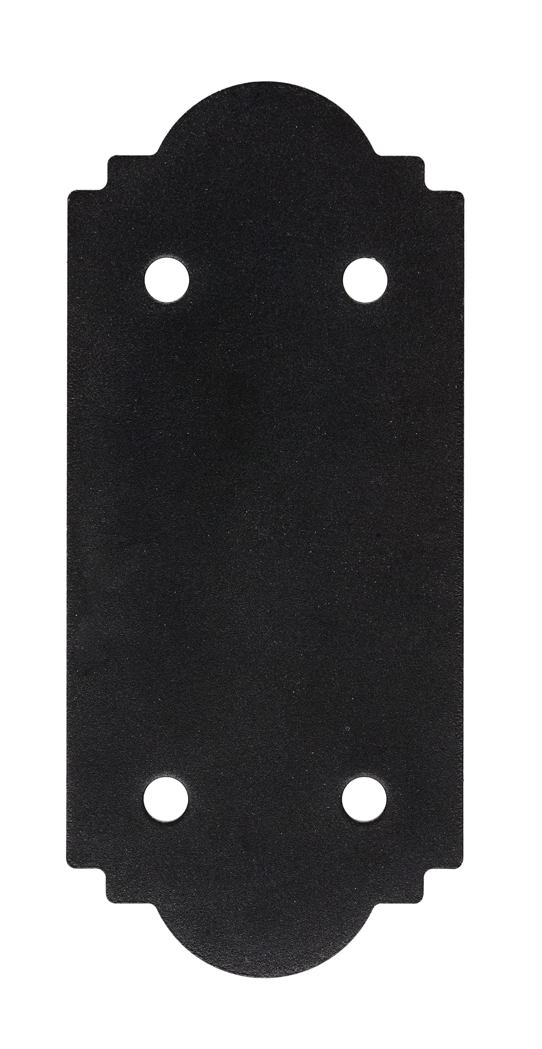 Simpson Strong-Tie APST612 6x6 Black Powder-Coated ZMAX Strap - Outdoor Accents Mission Collection - Perfect for Deck Railings, Fence Posts & Outdoor Wood Structures