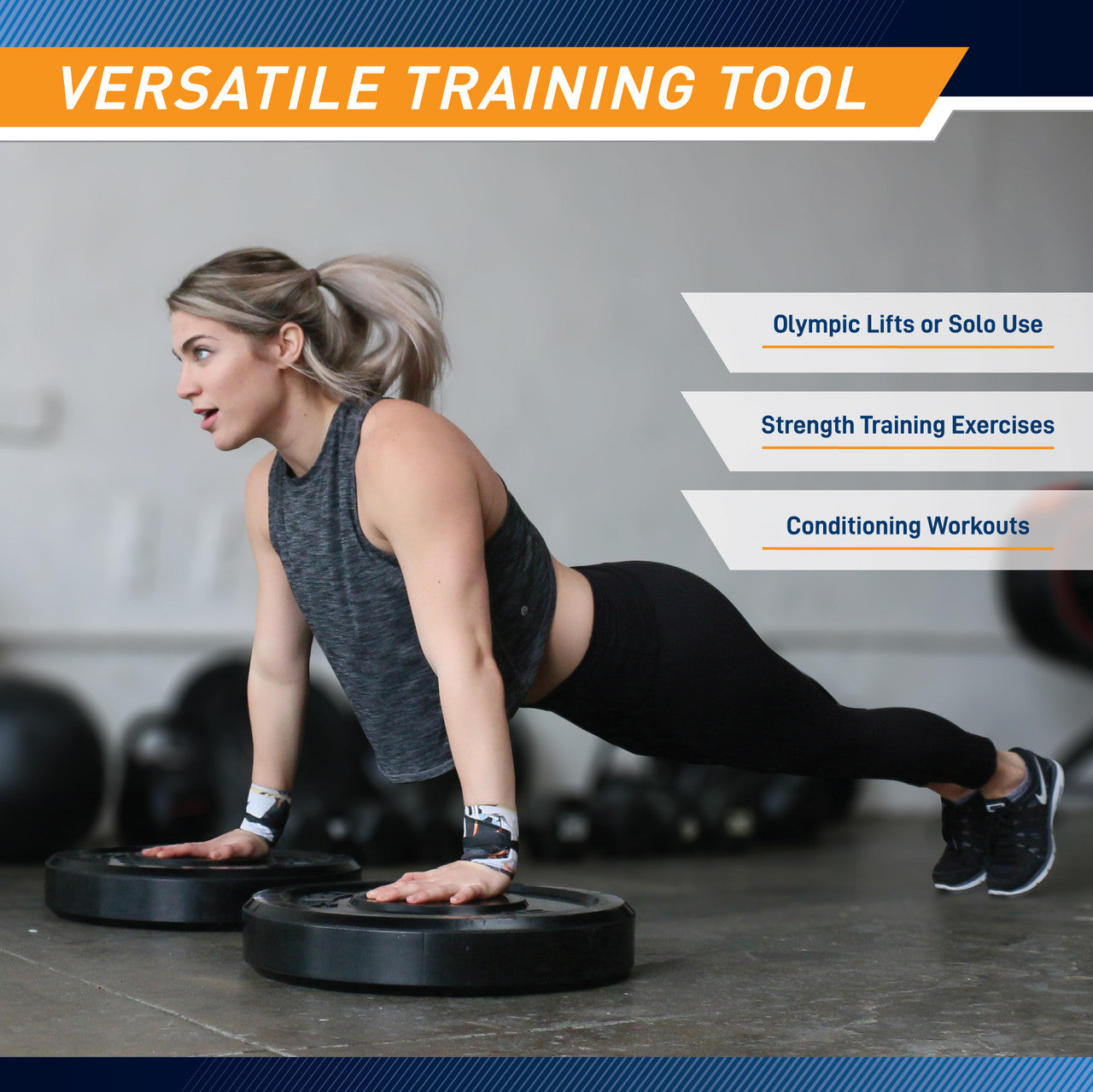 45lb Olympic Bumper Plate - High Quality Rubber Weight Plates for CrossFit & Strength Training | SteelBody STBR 0045 | Perfect for Home Gym & Commercial Fitness Centers