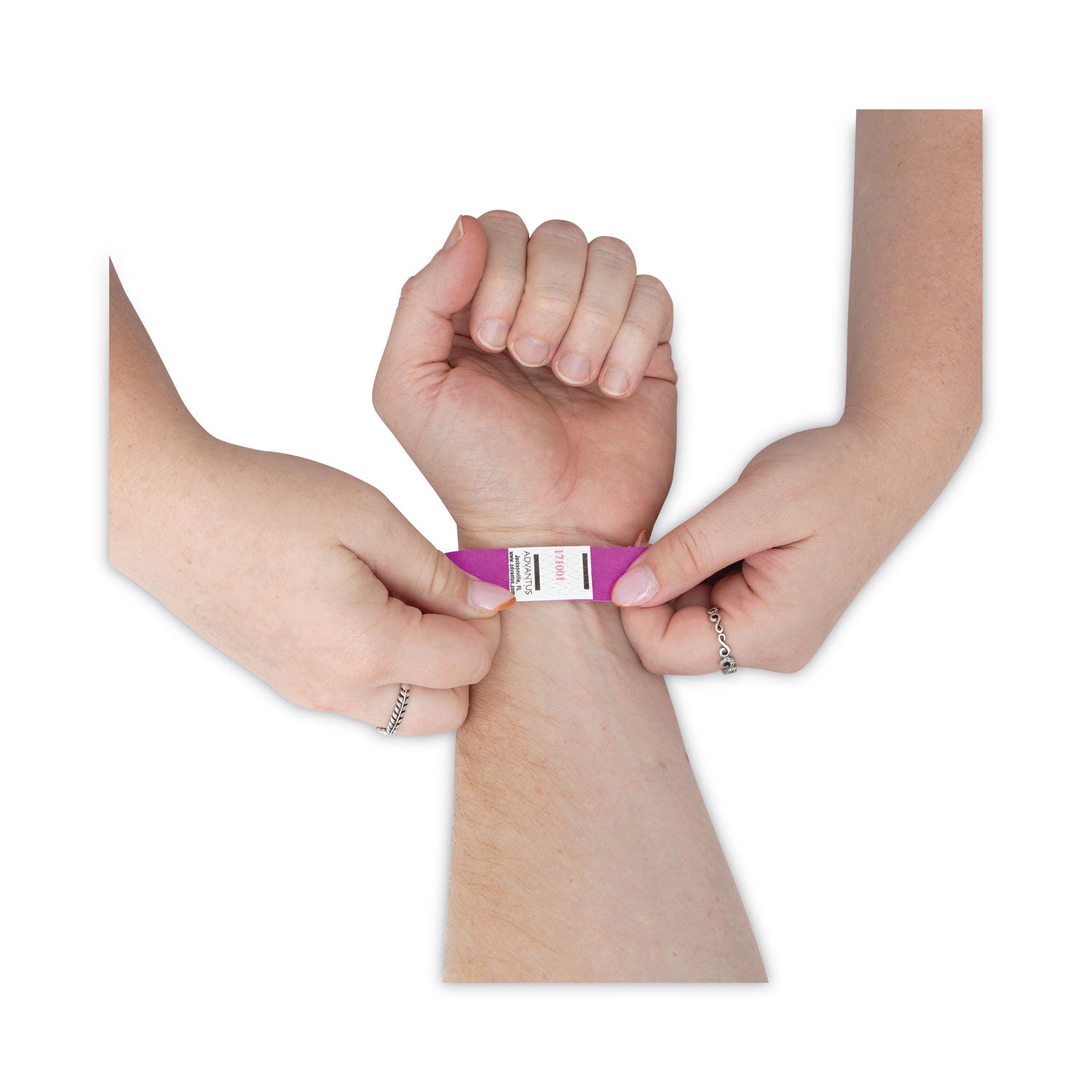 Advantus Numbered Crowd Control Wristbands - 9.75