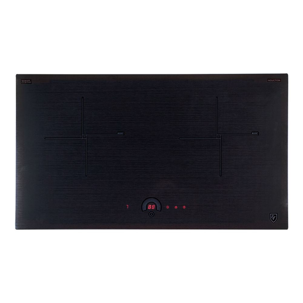 EF HB BI 2721 A Built-in Induction Hob 70CM - 4 Zone Ceramic Glass Cooktop with Touch Control, Energy Efficient Electric Stove for Modern Kitchen | Perfect for Home Cooking, Baking & Entertaining