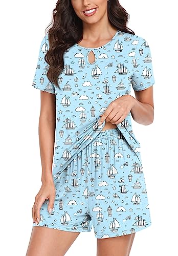 P2-gray Blue Sailboat
