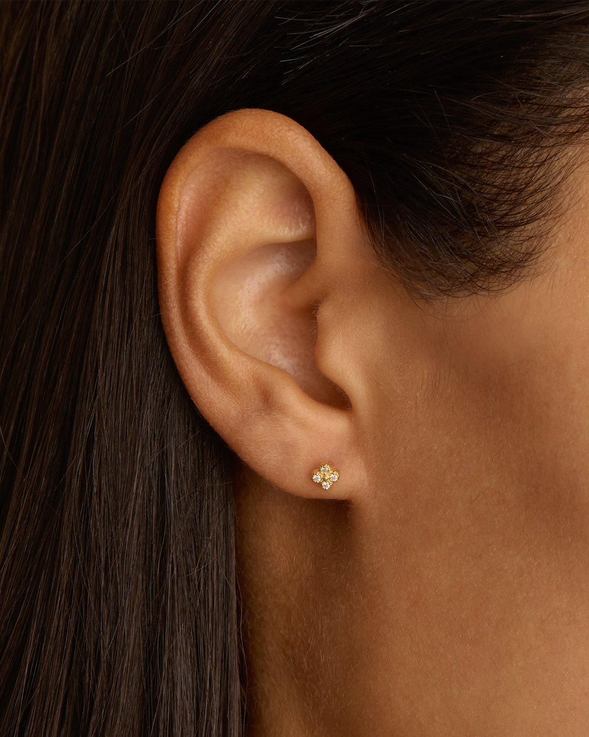 18K Gold Vermeil Glow in the Dark Earrings - Elegant Luminous Jewelry for Night Out & Special Occasions