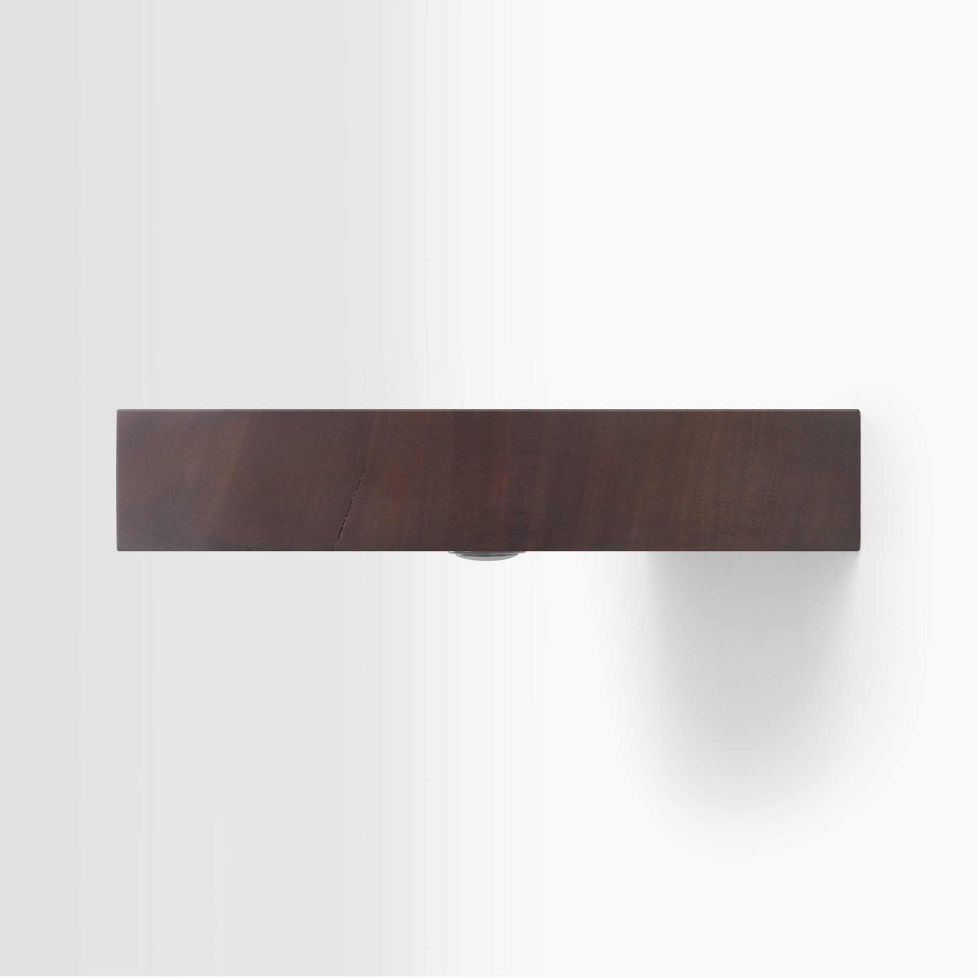 Aksel LED Floating Shelf - Modern Dutch Mocha Wood Wall Shelf with Built-in Lighting | Perfect for Living Room, Bedroom & Kitchen Decor