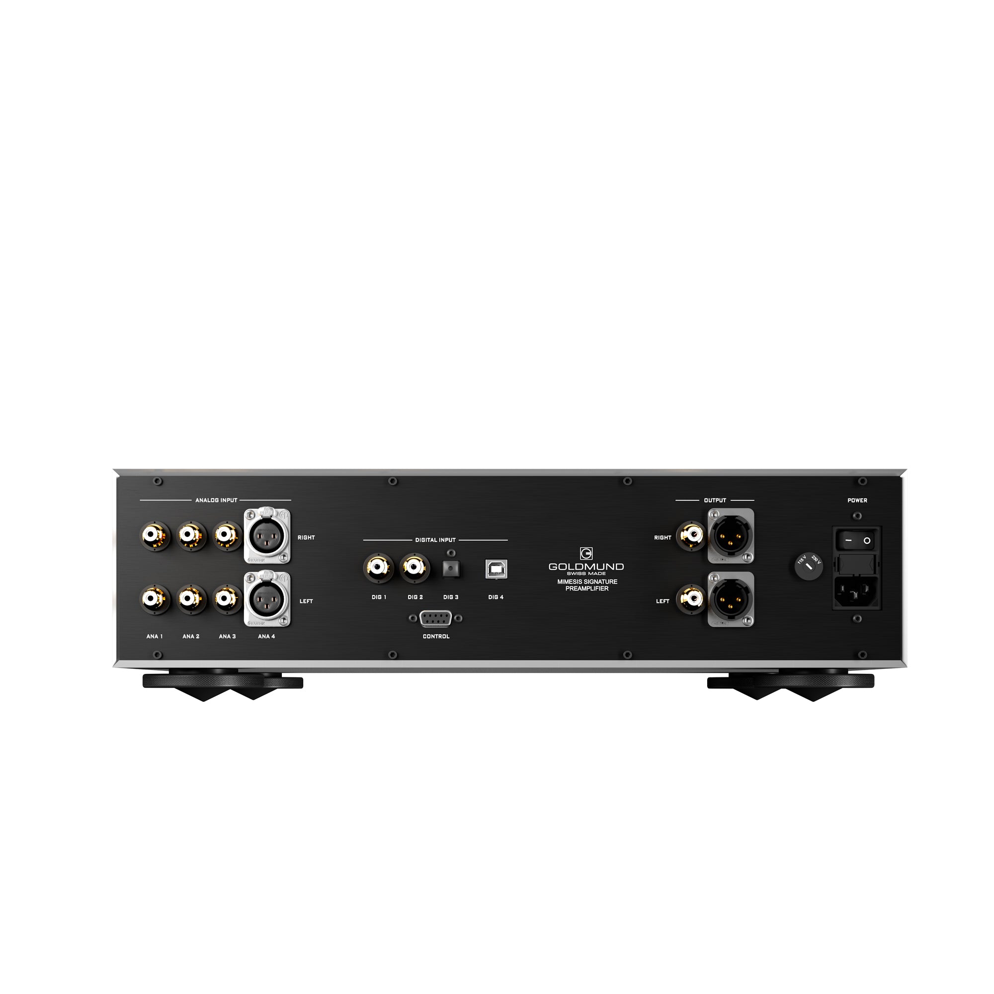 Goldmund MIMESIS SIGNATURE High-End Digital/Analog Preamplifier - Audiophile Home Theater & Studio Recording Equipment