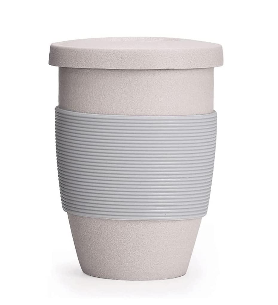 Premium 250ML Ceramic Coffee Mug with Anti-Scald Silicone Ring & Built-in Filter - Insulated Tea Cup for Home, Office & Travel (Color: C) - Perfect for Morning Brews, Afternoon Tea & On-the-Go Beverages