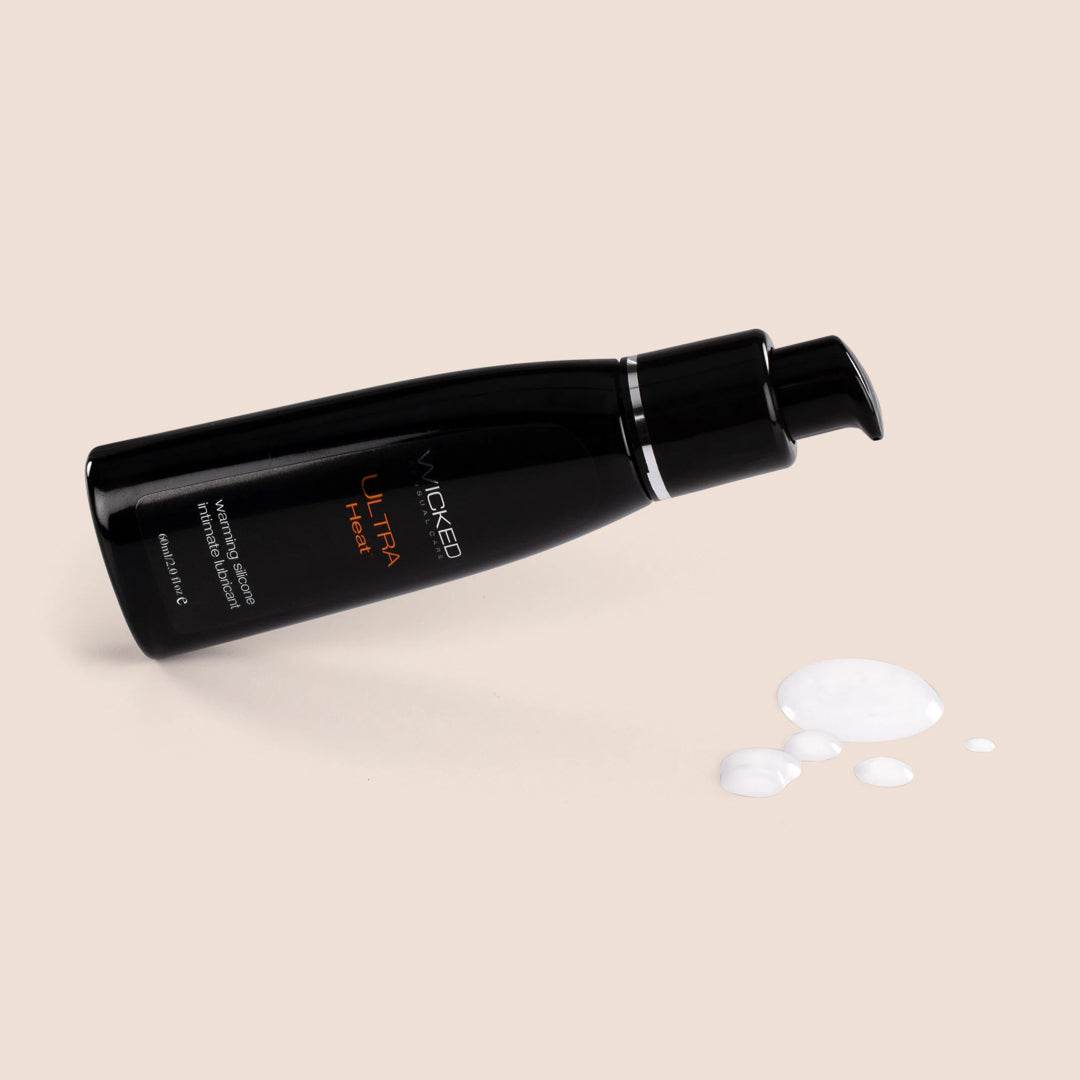 Wicked Ultra Heat Warming Silicone Based Lubricant - Long-Lasting Personal Lubricant for Enhanced Intimacy & Sensation - Perfect for Couples & Sensual Massage