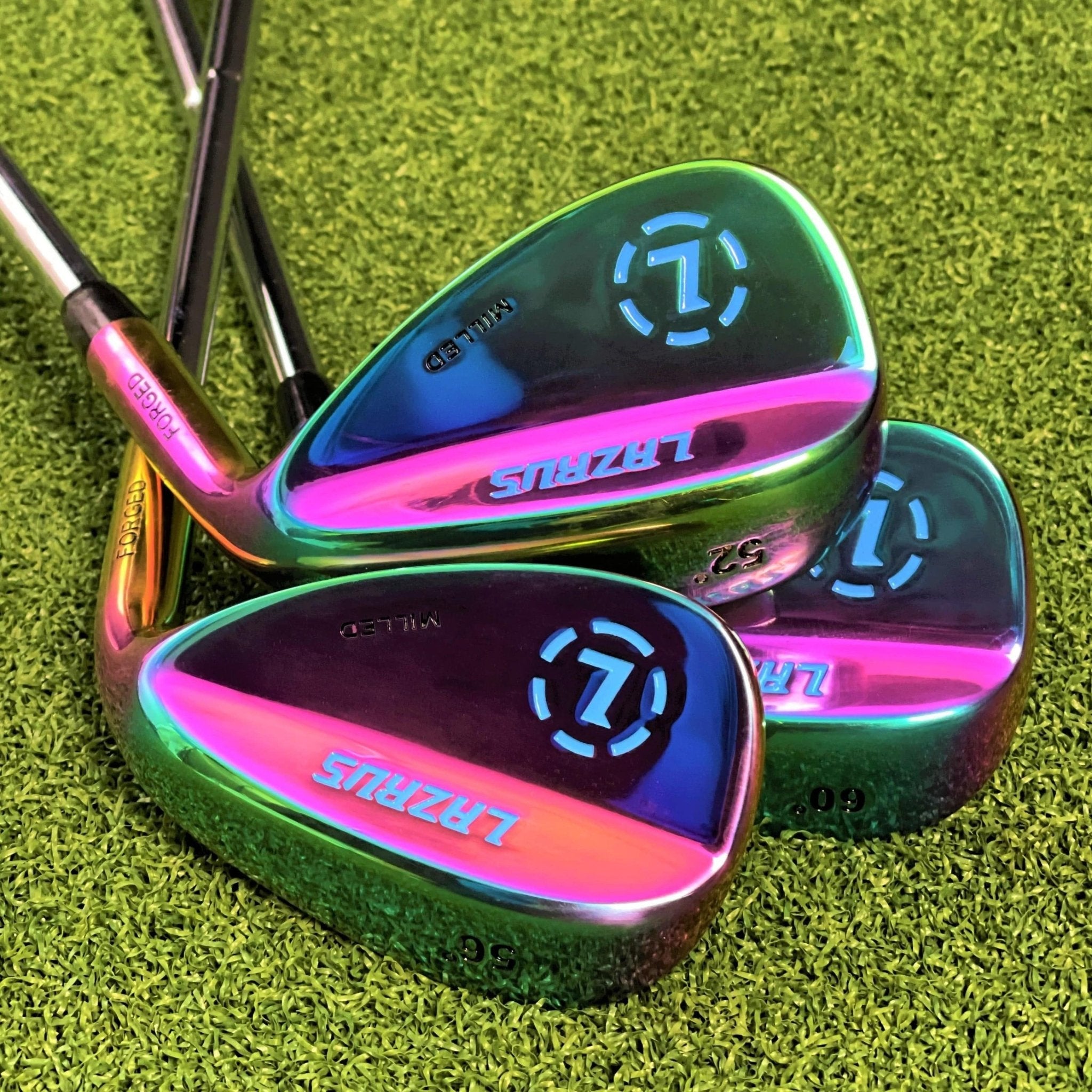 Lazrus Premium Golf Wedge & Iron Set (4-PW) for Right & Left Handed Players - Perfect for Practice, Tournaments & Improving Your Short Game