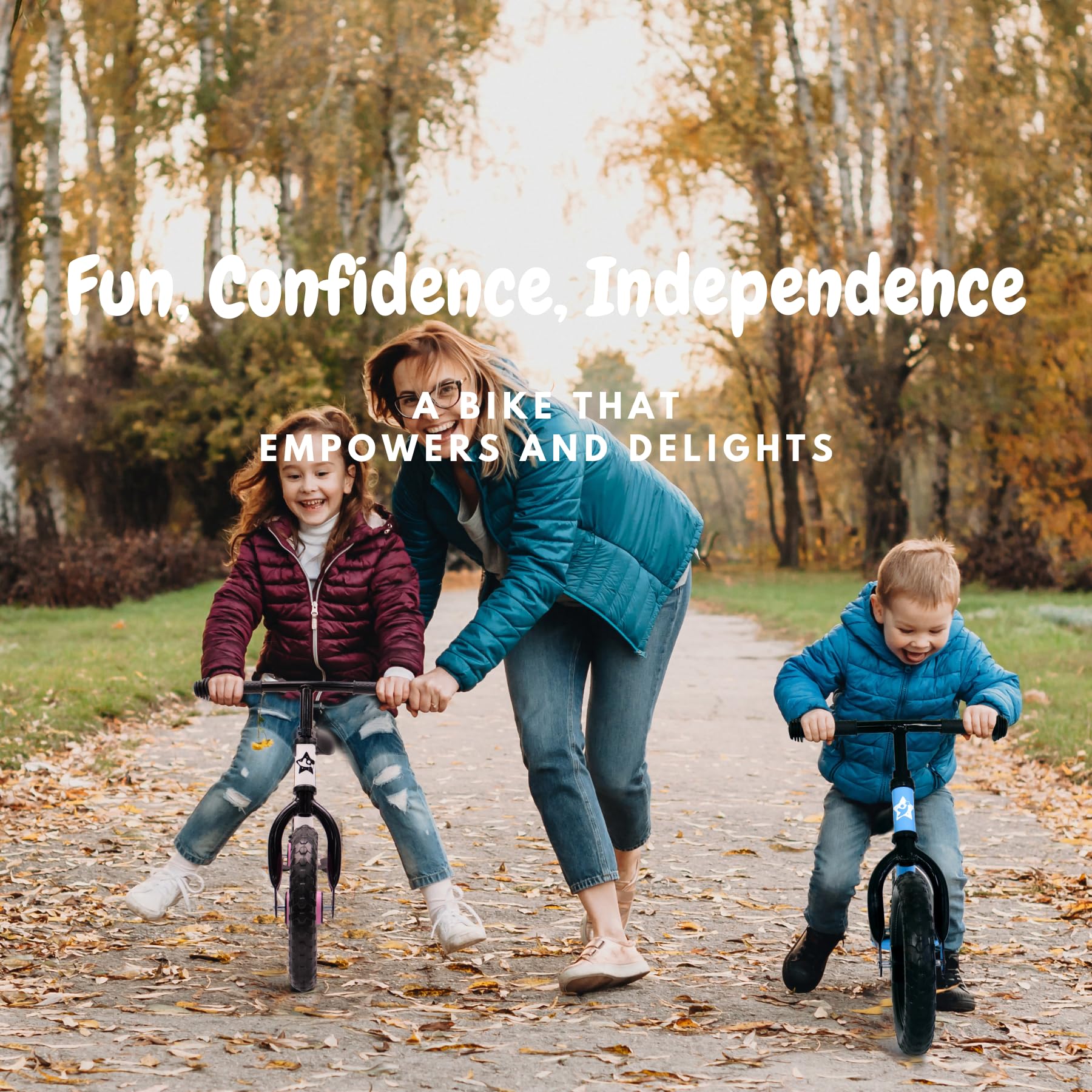 16 Inch Balance Bike for Kids Ages 5-8 - No Pedal Push Bike with Air Tires & Footrests - First Toddler Bicycle for Boys & Girls - Perfect for Learning Balance & Outdoor Play