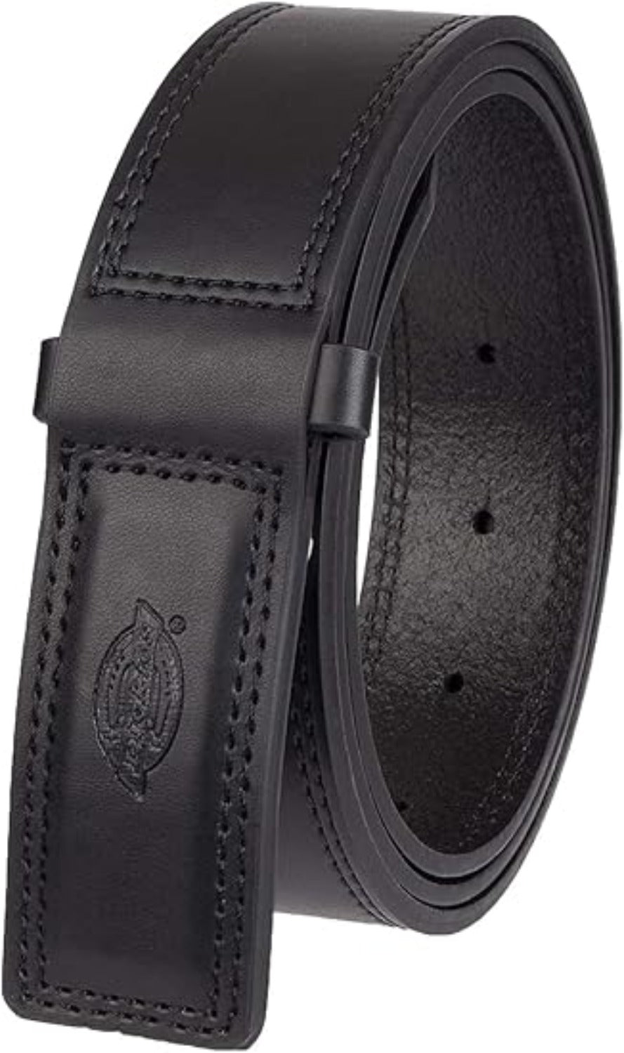 Dickies Men's 35MM Genuine Leather Work Belt - Heavy Duty Durable Belt for Mechanics, Construction & Casual Wear | Perfect for Work, Outdoor & Everyday Use