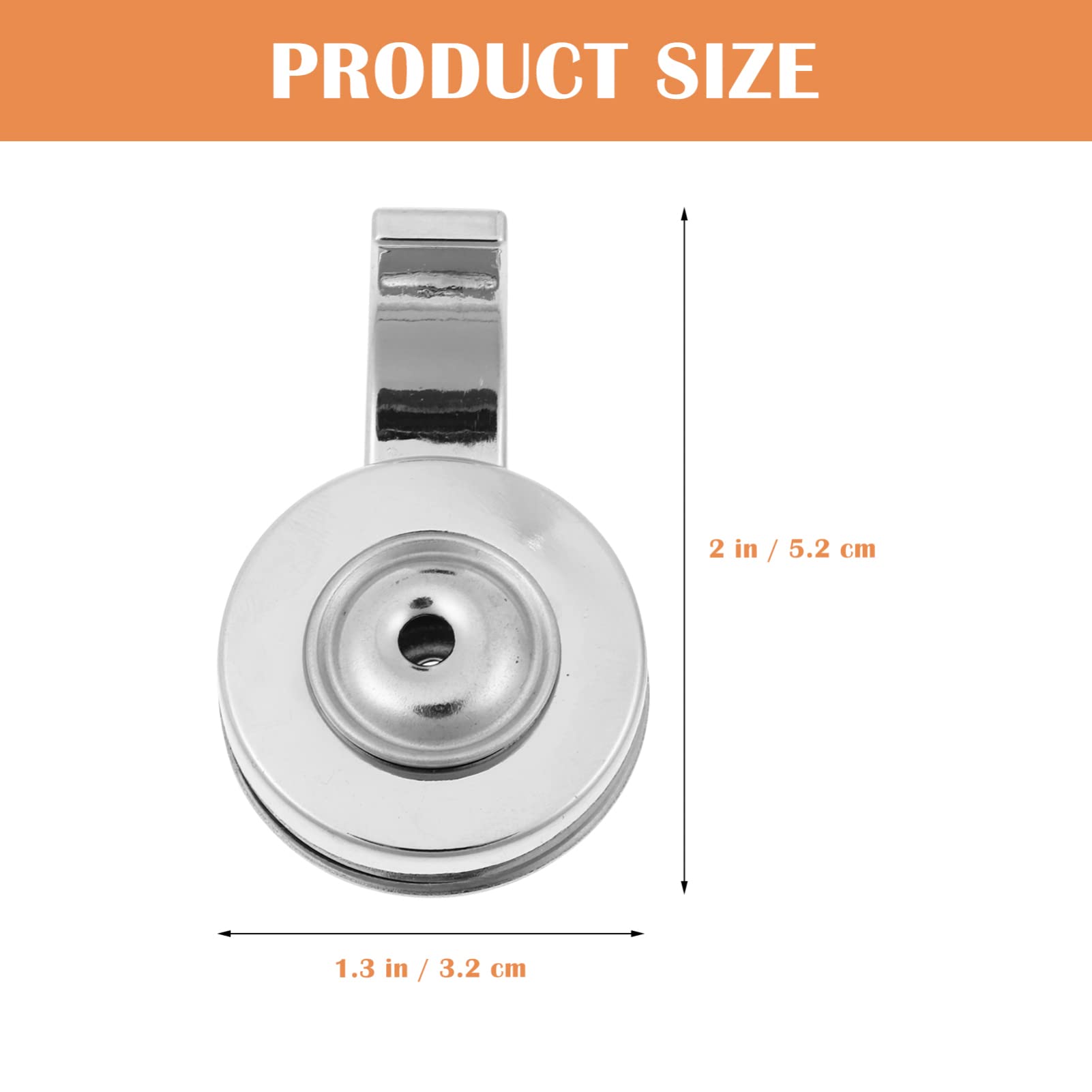 HEMOTON Stainless Steel Whistling Tea Kettle Nozzle Replacement - 5.2cm Boiling Water Spout Tip for Stovetop Kettles | Perfect for Tea Brewing, Coffee Making & Kitchen Safety Accessory