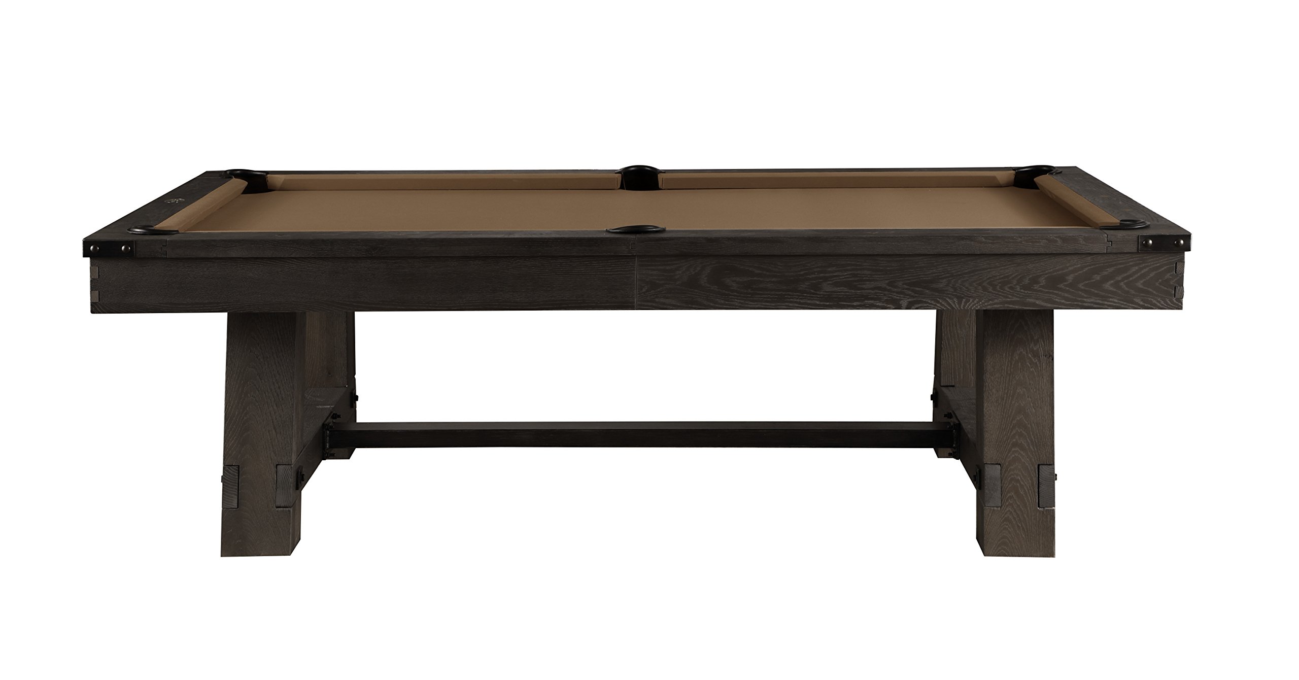 Playcraft Yukon River Slate Pool Table - Premium Hardwood Billiard Table with 3-Piece Slate System - 7ft & 8ft Sizes - 25 Felt Color Options - Ideal for Game Rooms, Home Bars, Man Caves & Office Lounges