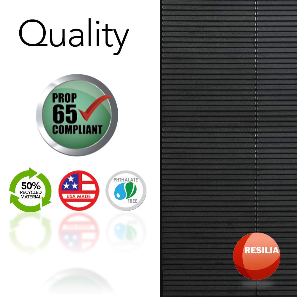 Heavy-Duty Exercise Equipment Floor Mat - Non-Slip Gym Mat for Weightlifting, Training & Home Workouts - Thick Protective Floor Cover for Hardwood & Tile Floors - Perfect for Home Gyms, Fitness Studios & Garage Workout Areas
