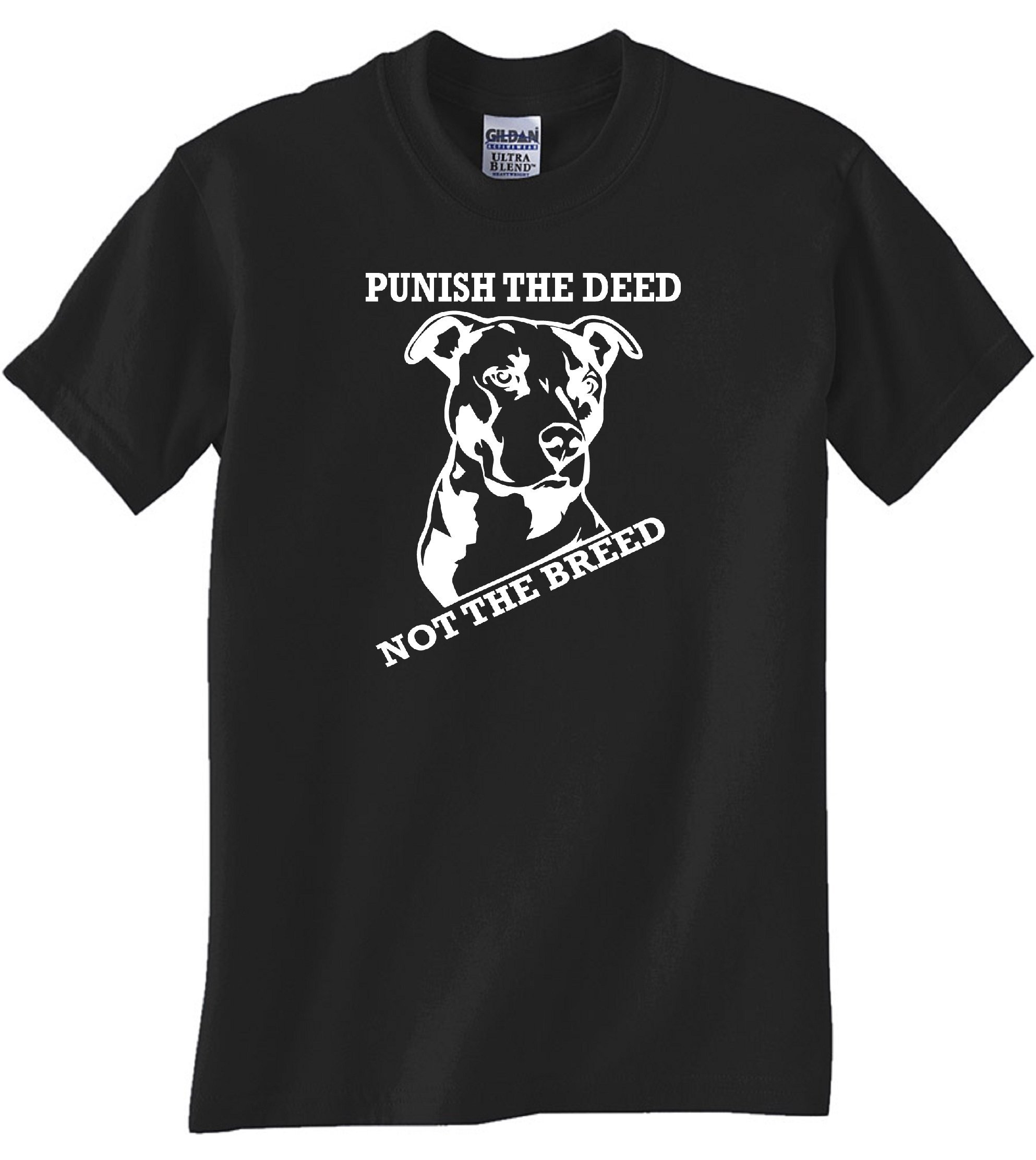 STUFF WITH ATTITUDE Punish The DEED Black Graphic T-Shirt for Men & Women | Cool Slogan Tee for Streetwear, Concerts & Casual Outfits