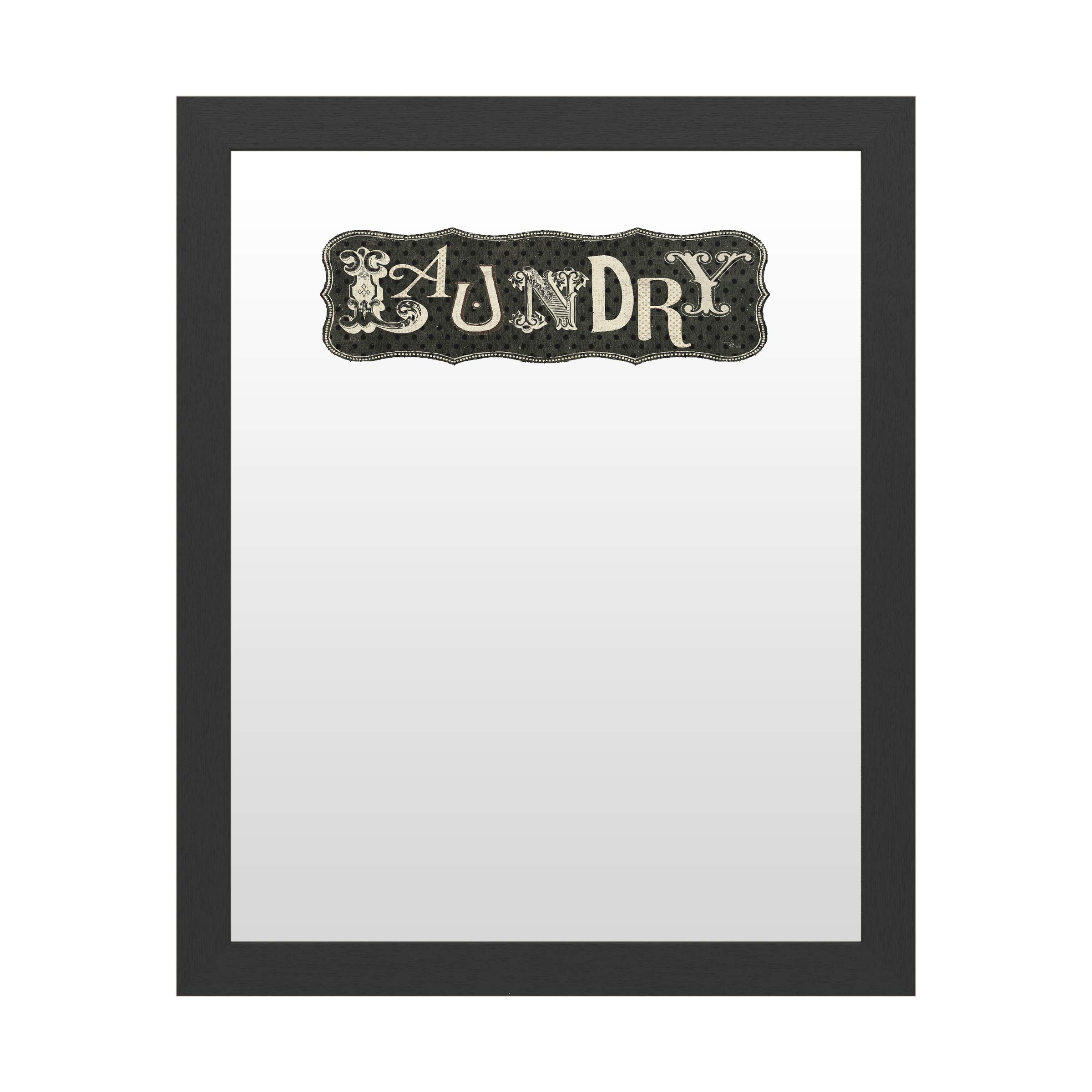 Pela Studio Laundry Room Sign - 16x20 Inch White Board with Multiple Color Options | Modern Home Decor for Laundry Room, Bathroom & Bedroom Organization