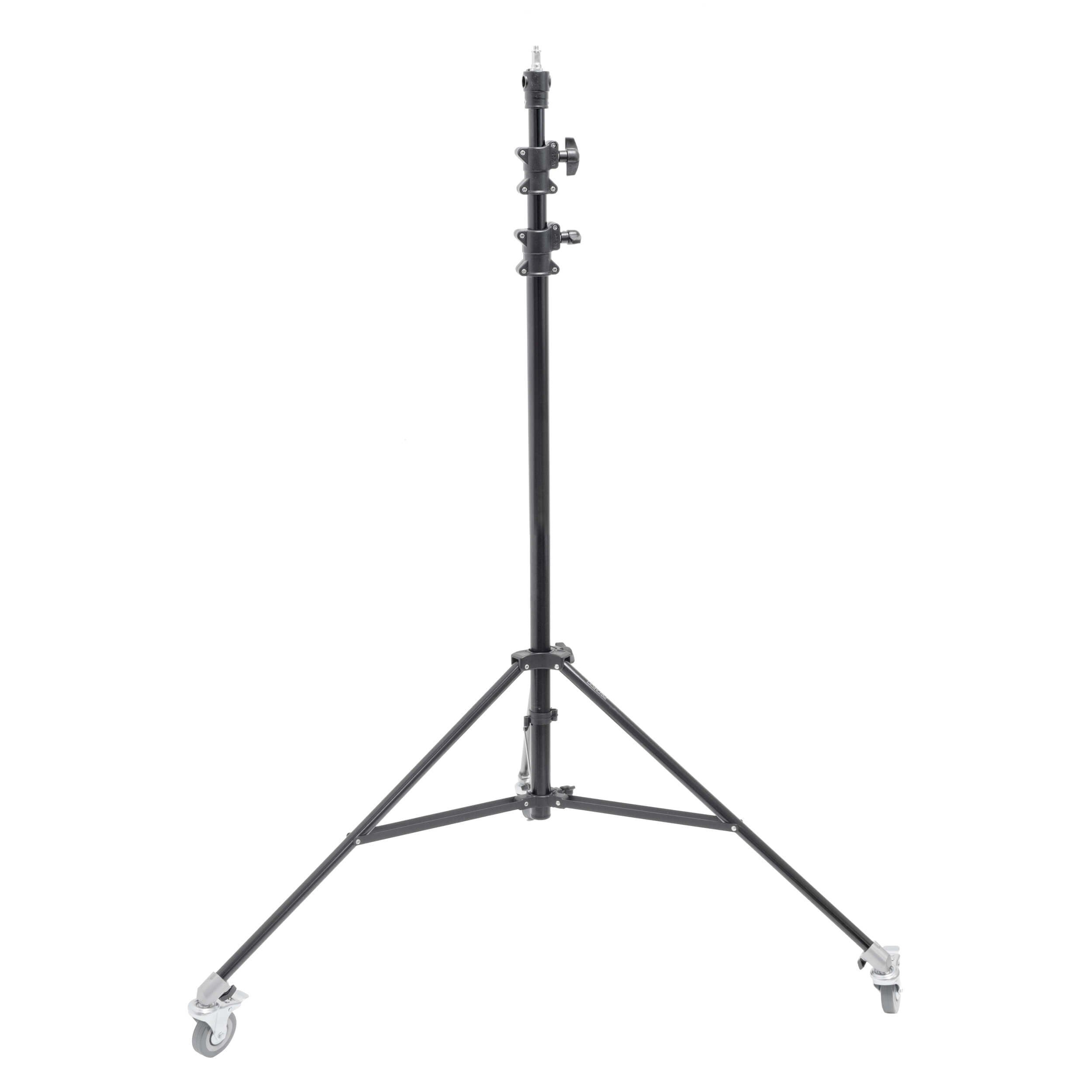 300cm Air Cushioned Professional Light Stand with Caster Wheels - Heavy Duty Photography Equipment for Studio, Video Shooting & Live Streaming