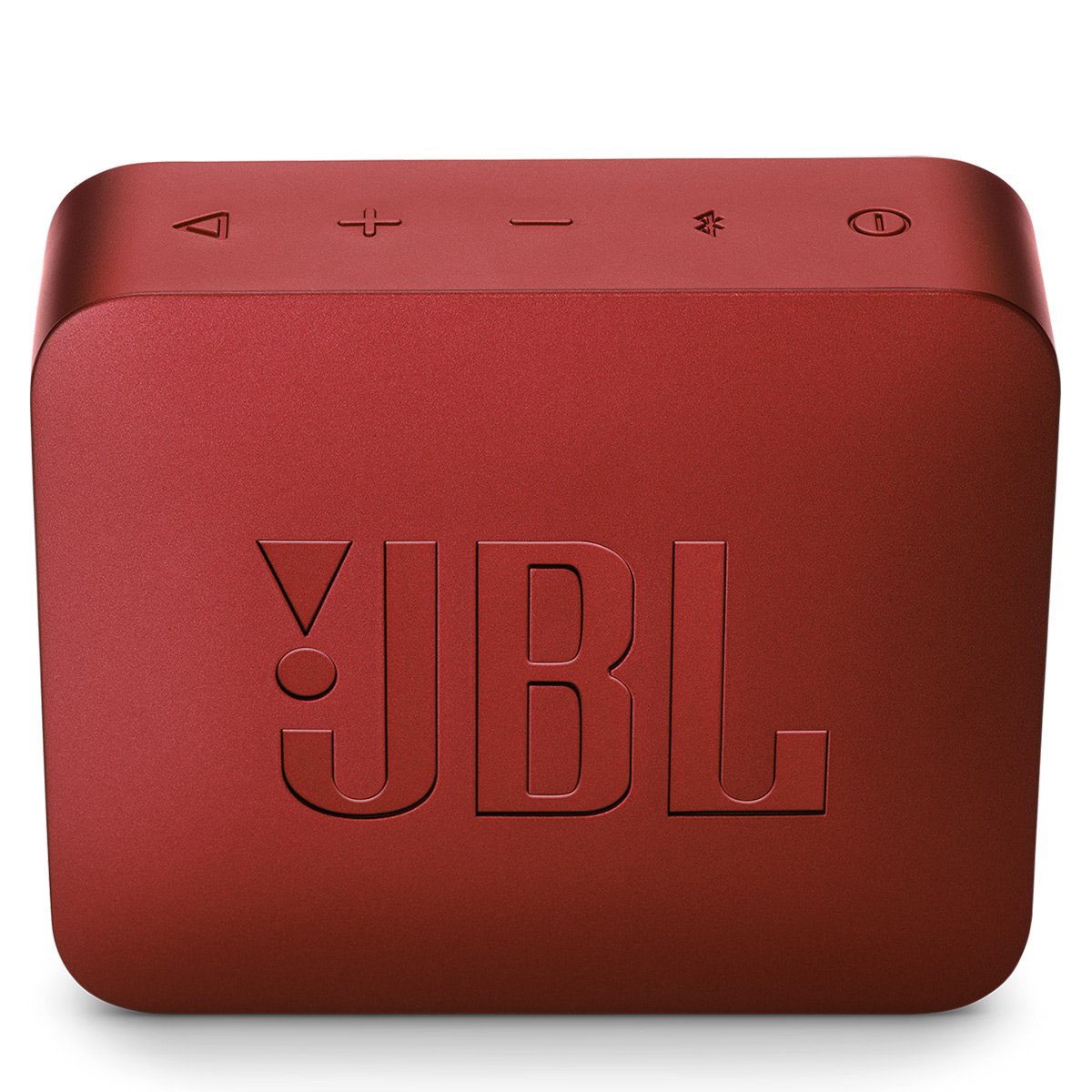 JBL GO2 Waterproof Ultra Portable Bluetooth Speaker with Rich Bass - Red | Wireless Outdoor Speaker for Beach, Pool, Hiking & Travel