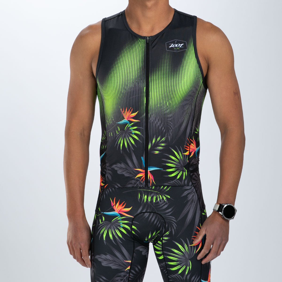 Men's Limited Edition Tri Aero Sleeves FZ Racesuit - Lightweight Breathable Motorcycle Racing Suit for Summer & Tropical Climates | Perfect for Track Days, Racing Events & High-Performance Riding