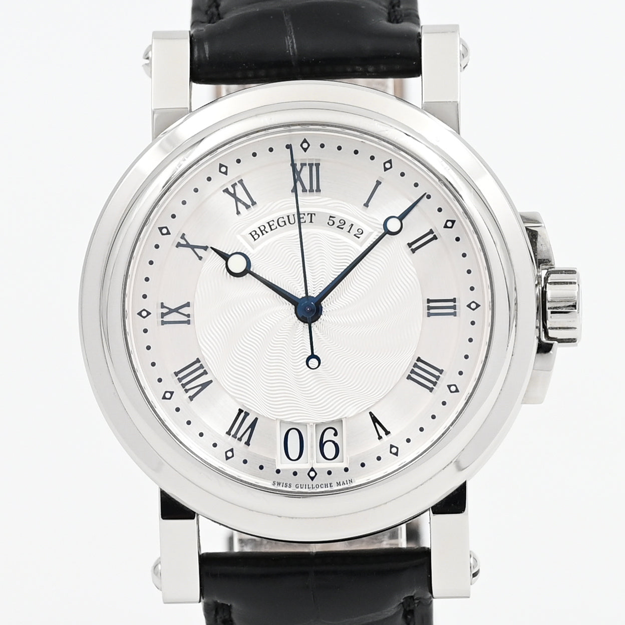 Breguet Marine Big Date Automatic Men's Watch - Luxury Stainless Steel Timepiece for Diving, Business & Formal Occasions