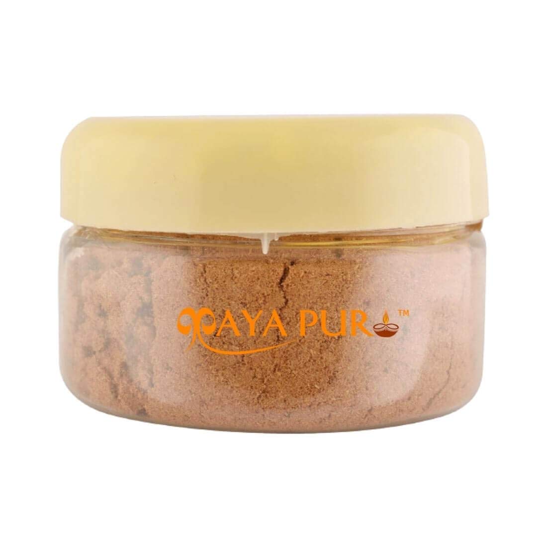 MAYAPURI Chandan Powder Tikka - Pure Sandalwood Safed Dust for Puja, Face & Skin Care (Beige) | Natural Ayurvedic Beauty Powder for Religious Ceremonies & Skincare Rituals