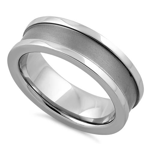 Premium Stainless Steel Polished Satin Finish Band Ring for Men & Women - Durable Wedding, Engagement, Fashion Jewelry Gift for Everyday Wear