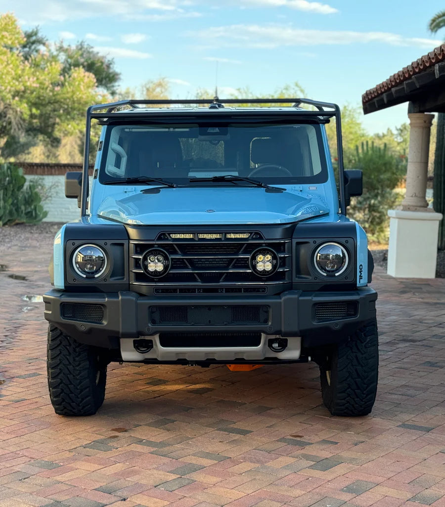 Owl LP4 Grille Light Mount Brackets for 2023+ Ineos Grenadier - Heavy Duty Off-Road LED Light Brackets for Adventure & Overlanding