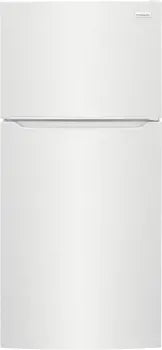 Frigidaire FFTR1814WW 18.3 Cu. Ft. Top Freezer Refrigerator - Energy Efficient White Kitchen Appliance for Home, Apartment & Office Use